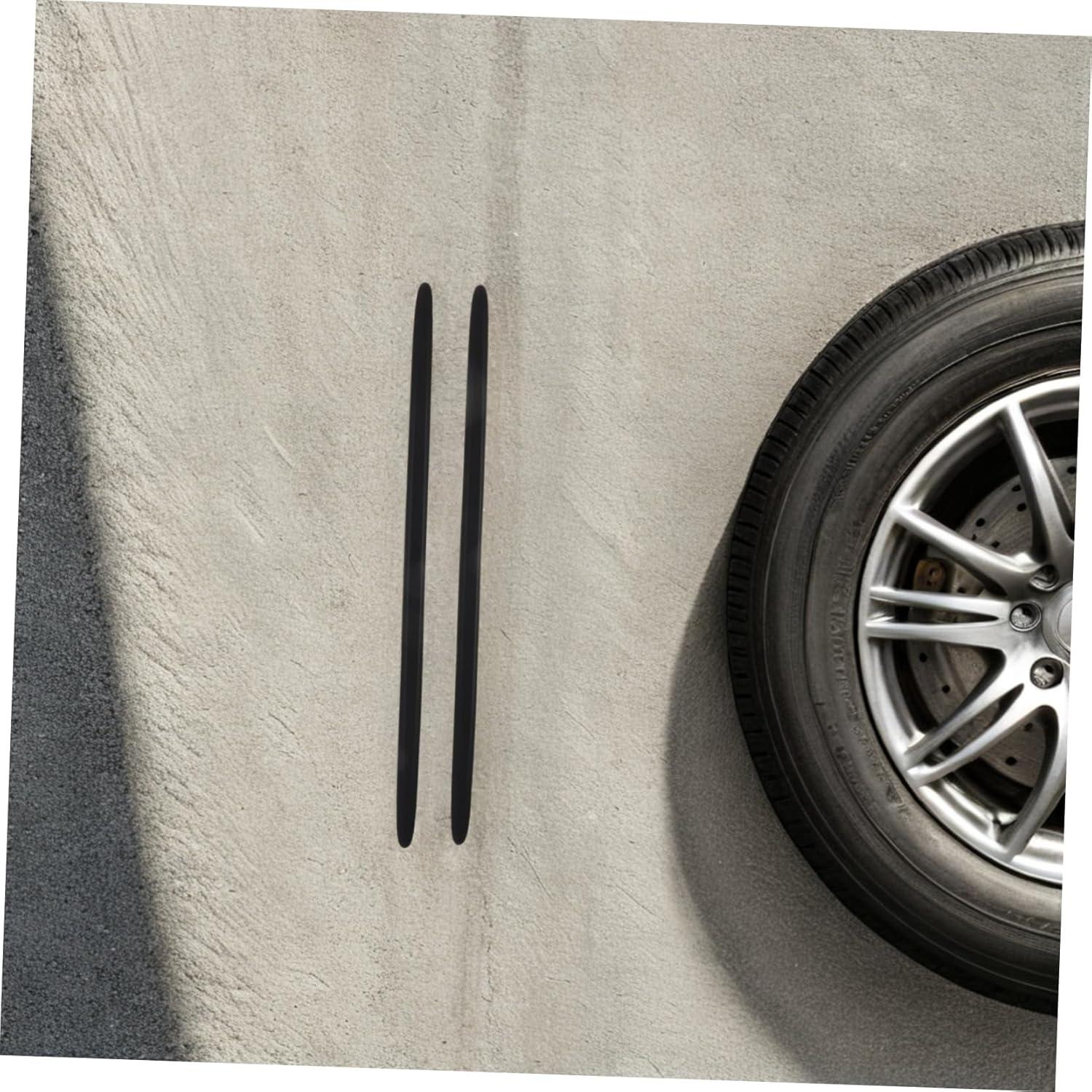 2 Tiras Protectores de Bordes de Puertas Anneome - Silicona Negra