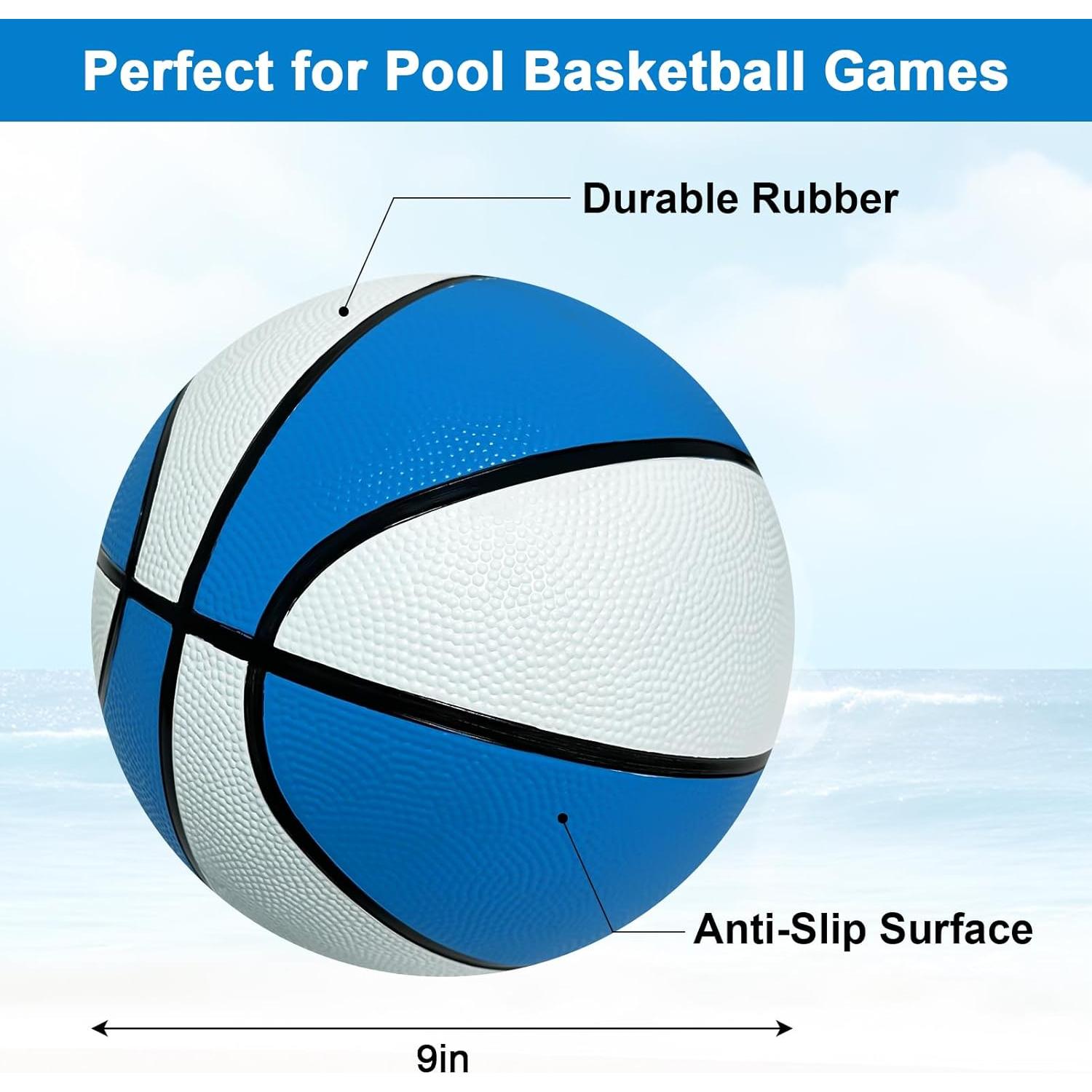 Baloncesto de piscina Lxheir SPB25 2PCS 22.86 cm antideslizante