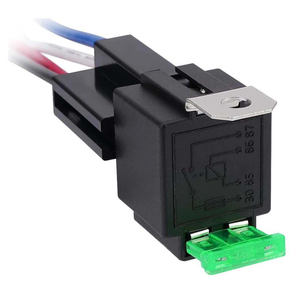 Relé de 4 Pines APIELE 12V 40A con Fusible de 30A para Coche