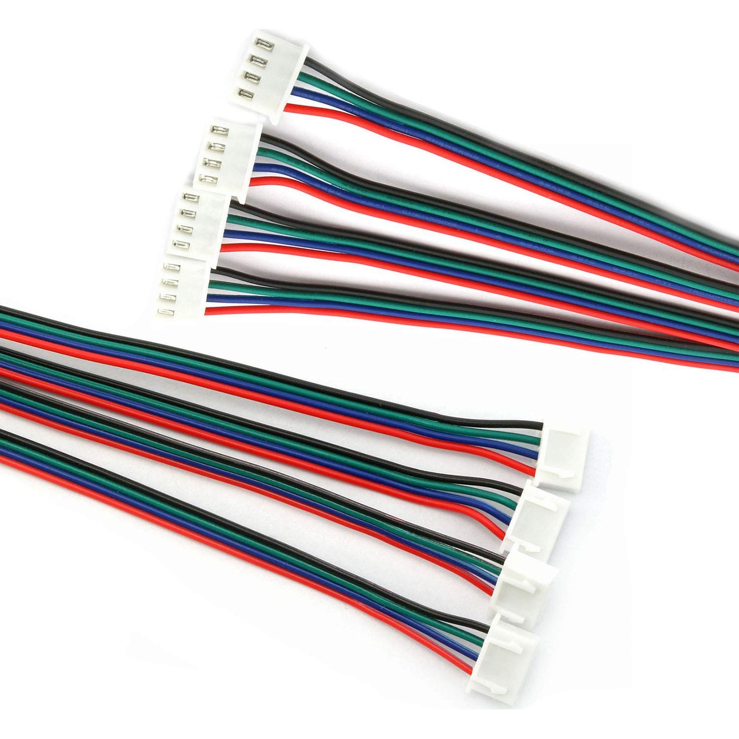 Cables de Motor Paso a Paso RLECS 2M 4PCS 4Pin a 6Pin
