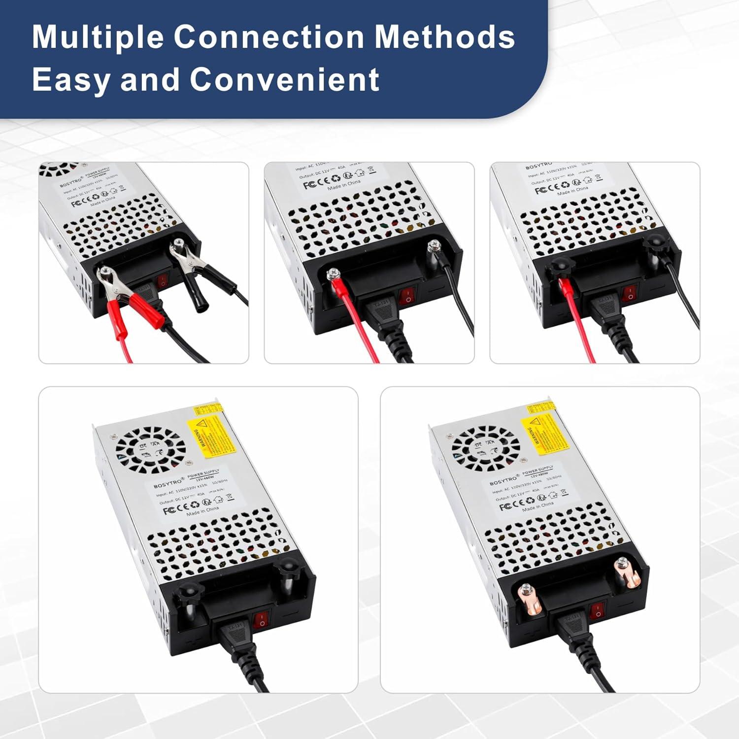 Convertidor AC a DC 12V 600W BOSYTRO - Fuente de Poder