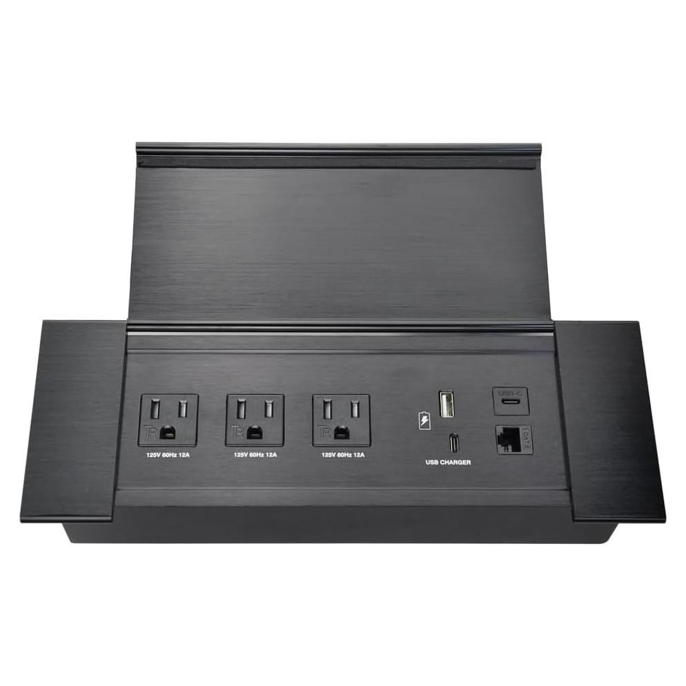 Caja de Conectividad Plegable JS TECHNOLOGY con 3 Enchufes y USB
