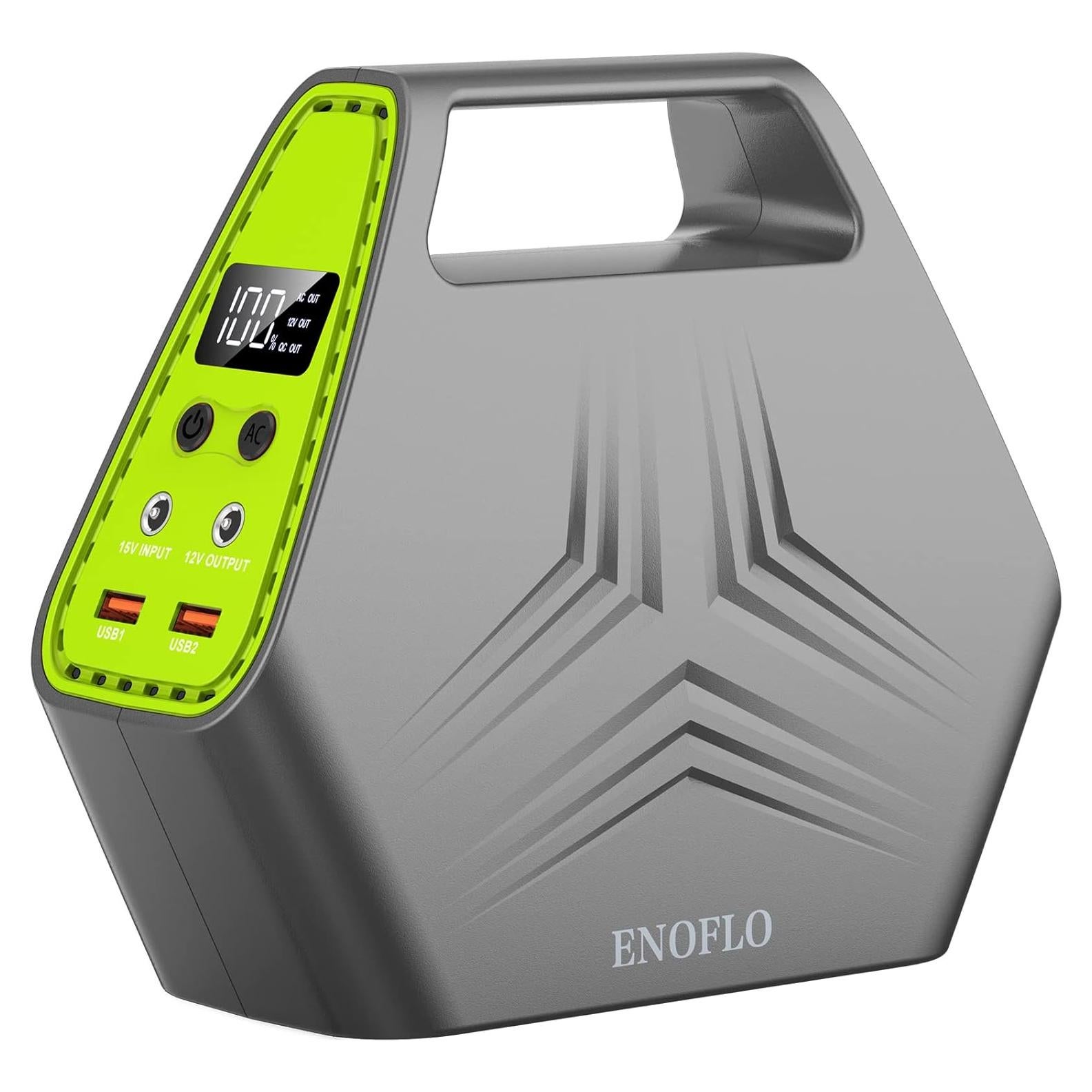 Estación de Energía Portátil ENOFLO 97Wh 26400mAh Cargador