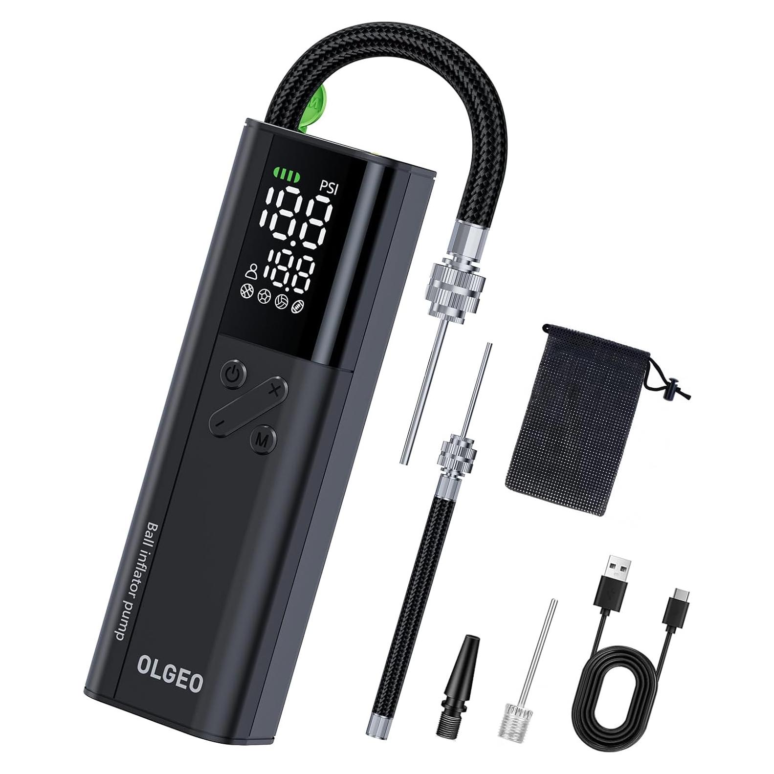 Bomba de Pelotas Eléctrica Olgeo X3 16 PSI con Manómetro