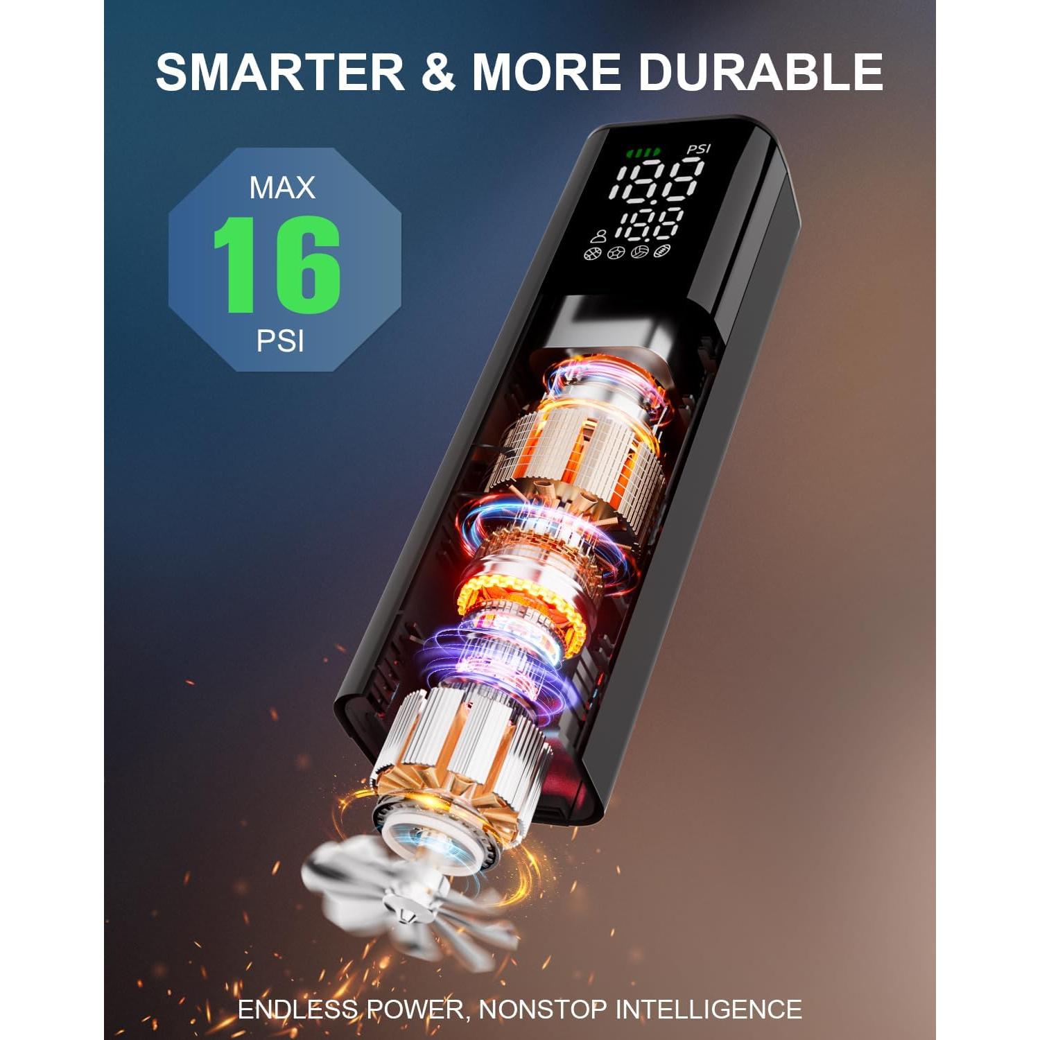 Bomba de Pelotas Eléctrica Olgeo X3 16 PSI con Manómetro