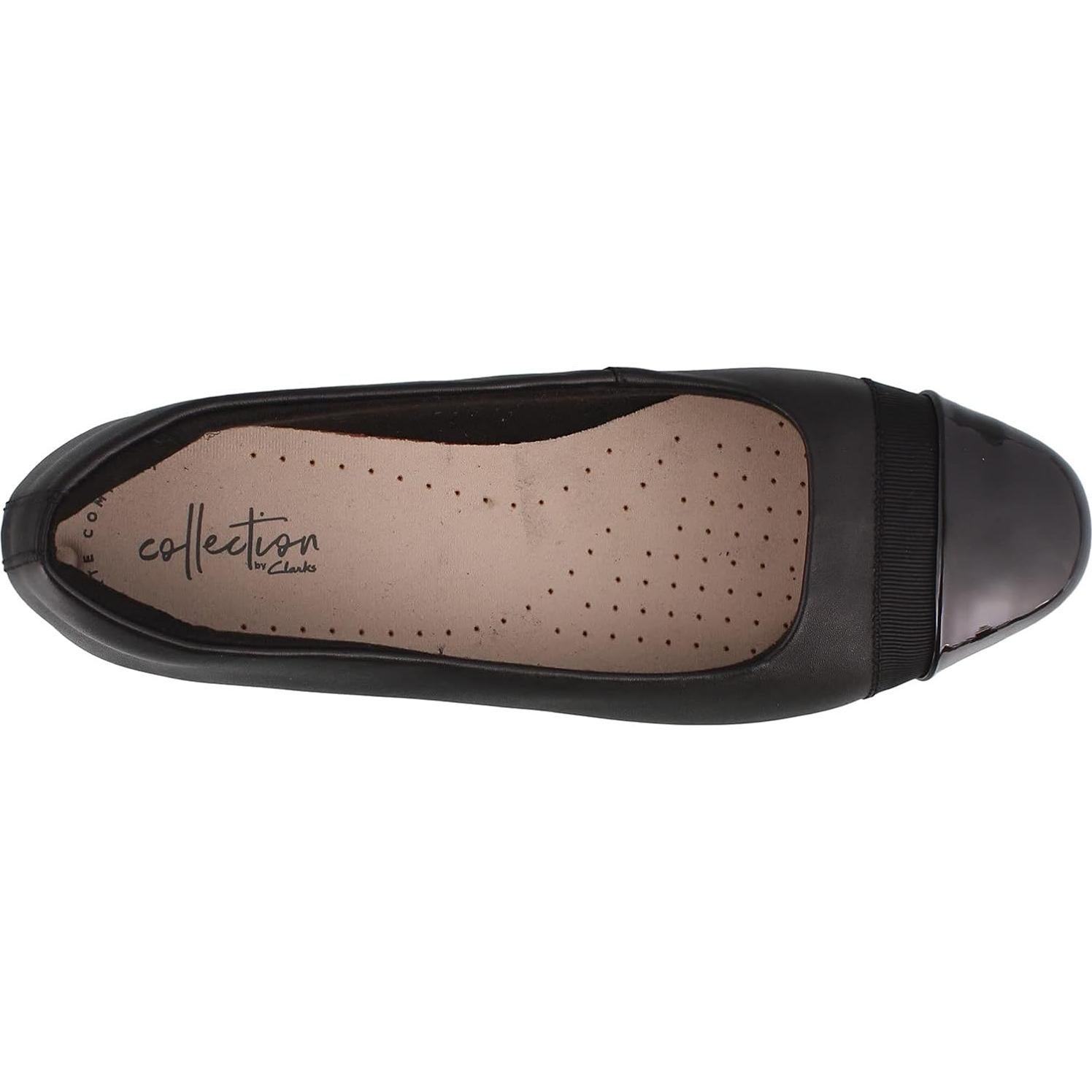 Mocasines Clarks Juliet Monte para mujer - Negro 2.59 cm