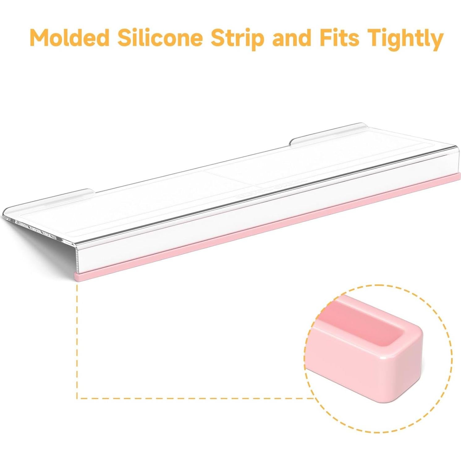 Soporte de Teclado Ergonómico Rulyyo 43.18 cm Transparente