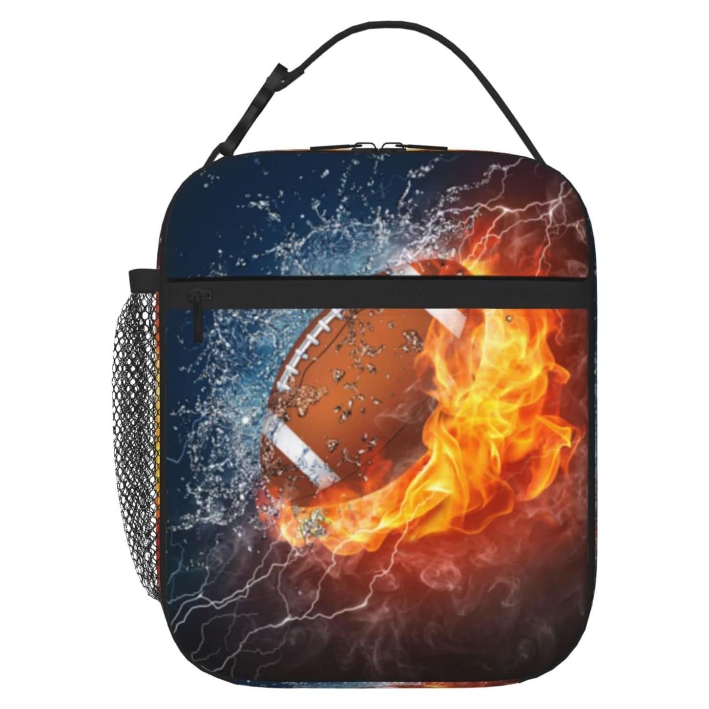 Bolsa de Almuerzo Aislada XSXXSC Fútbol Americano 25.4x20.3cm