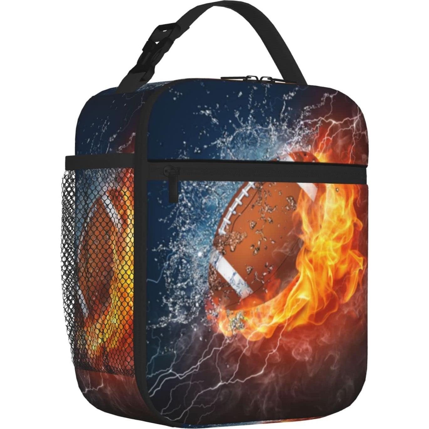Bolsa de Almuerzo Aislada XSXXSC Fútbol Americano 25.4x20.3cm