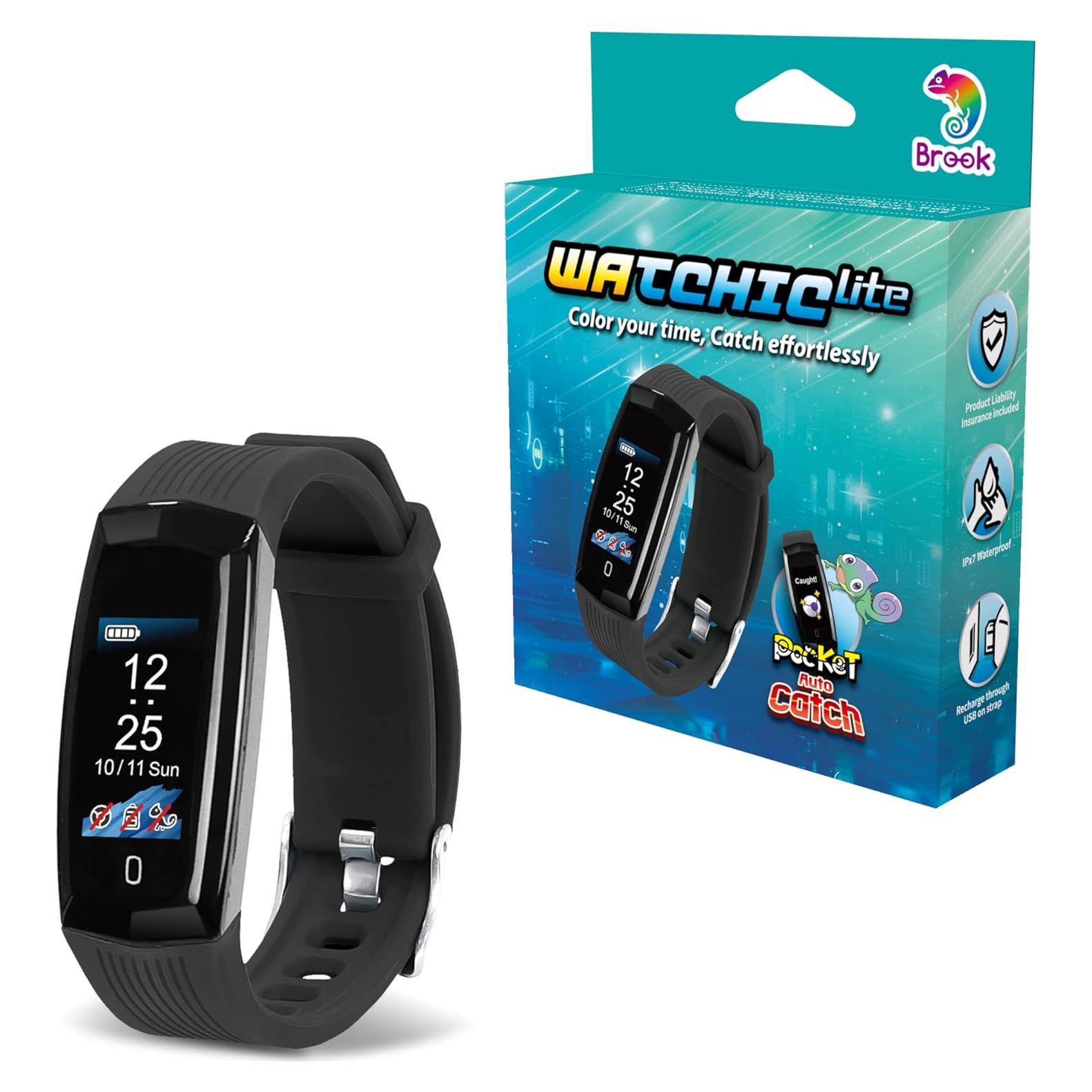 Reloj Auto Catch Brook Pocket Lite - Impermeable IPX7, 240h Batería