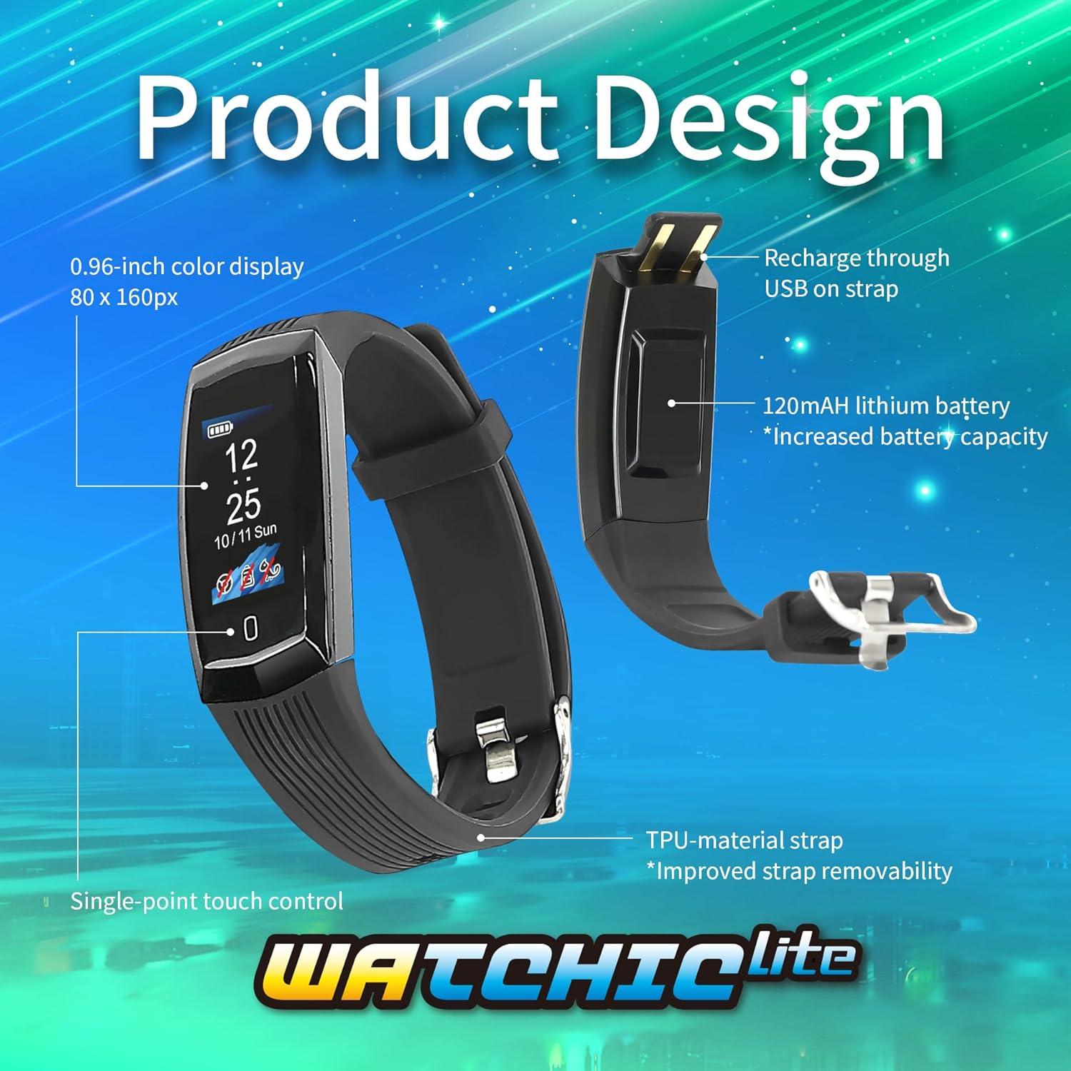 Reloj Auto Catch Brook Pocket Lite - Impermeable IPX7, 240h Batería