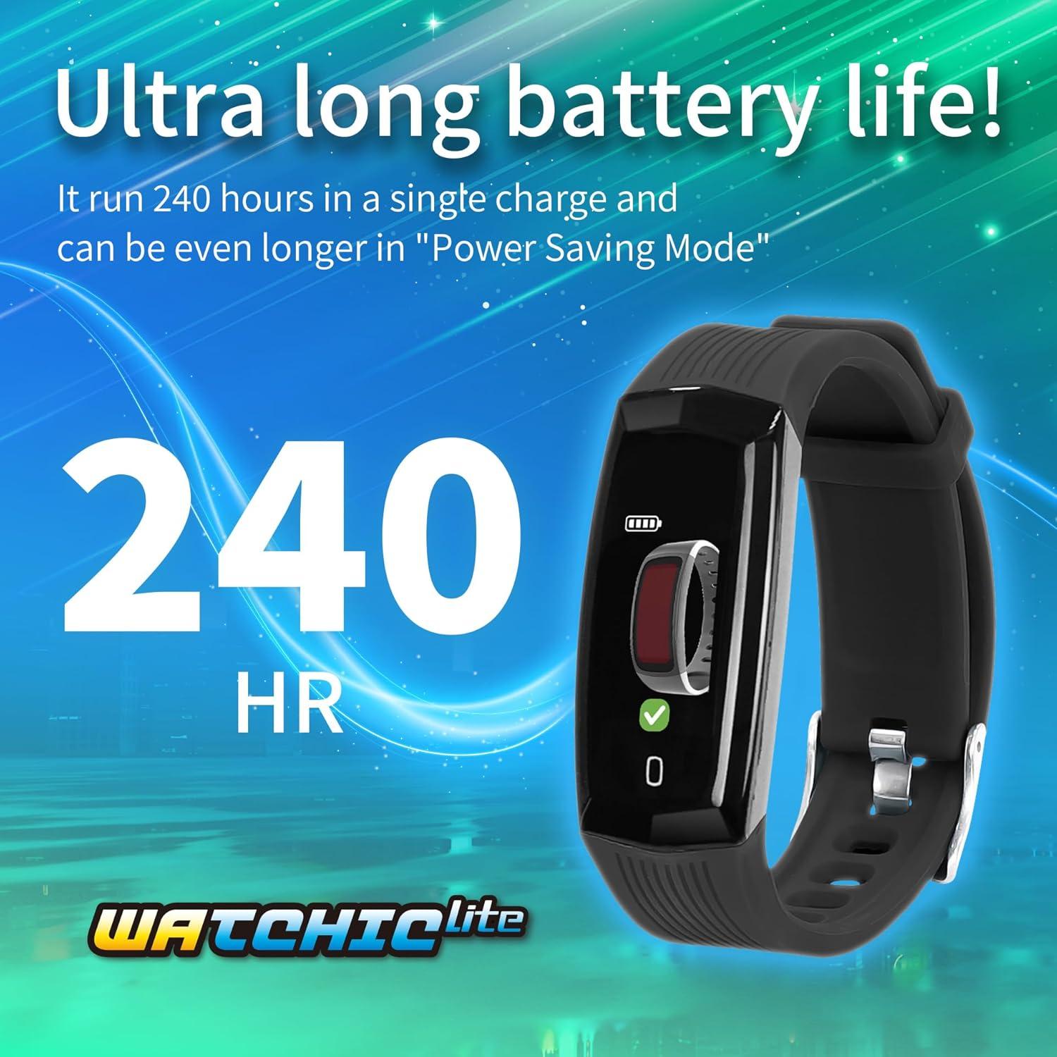 Reloj Auto Catch Brook Pocket Lite - Impermeable IPX7, 240h Batería