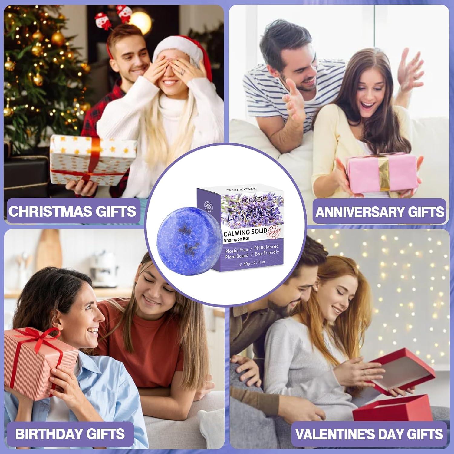 Paquete de 2 Jabones Sólidos de Champú Lavanda DBEAUTYM