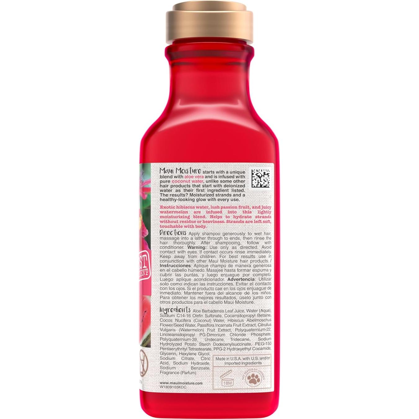 Champú Hidratante Maui 13 oz con Aloe Vera y Hibisco