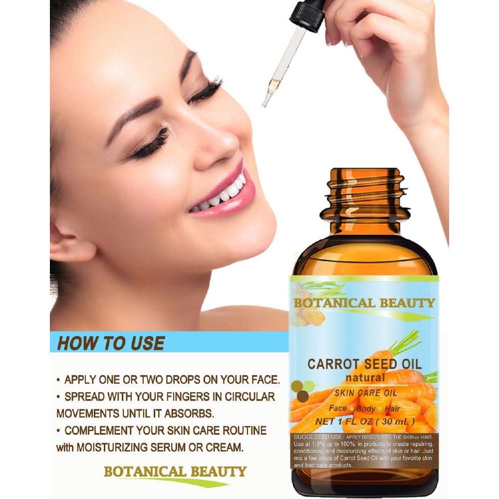 Aceite de Semilla de Zanahoria 100% Natural Botanical Beauty 30 ml