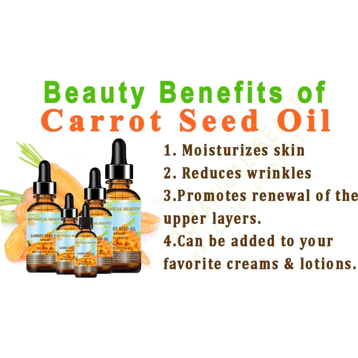 Aceite de Semilla de Zanahoria 100% Natural Botanical Beauty 30 ml