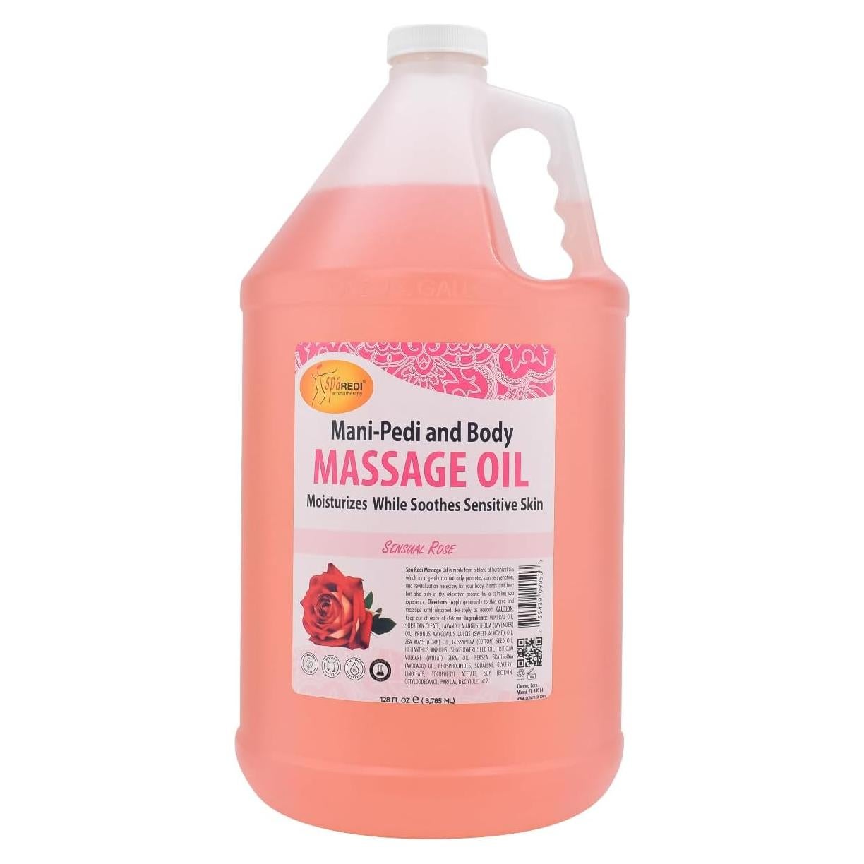 Aceite de Masaje Sensual SPA REDI 3.79L - Almendra y Rosa