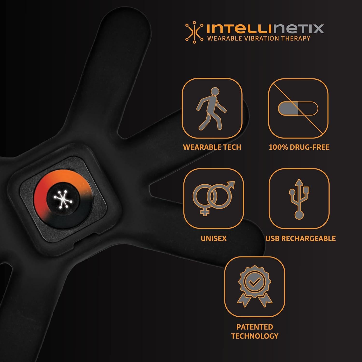 Envoltura Calor y Vibración Intellinetix para Alivio Muscular