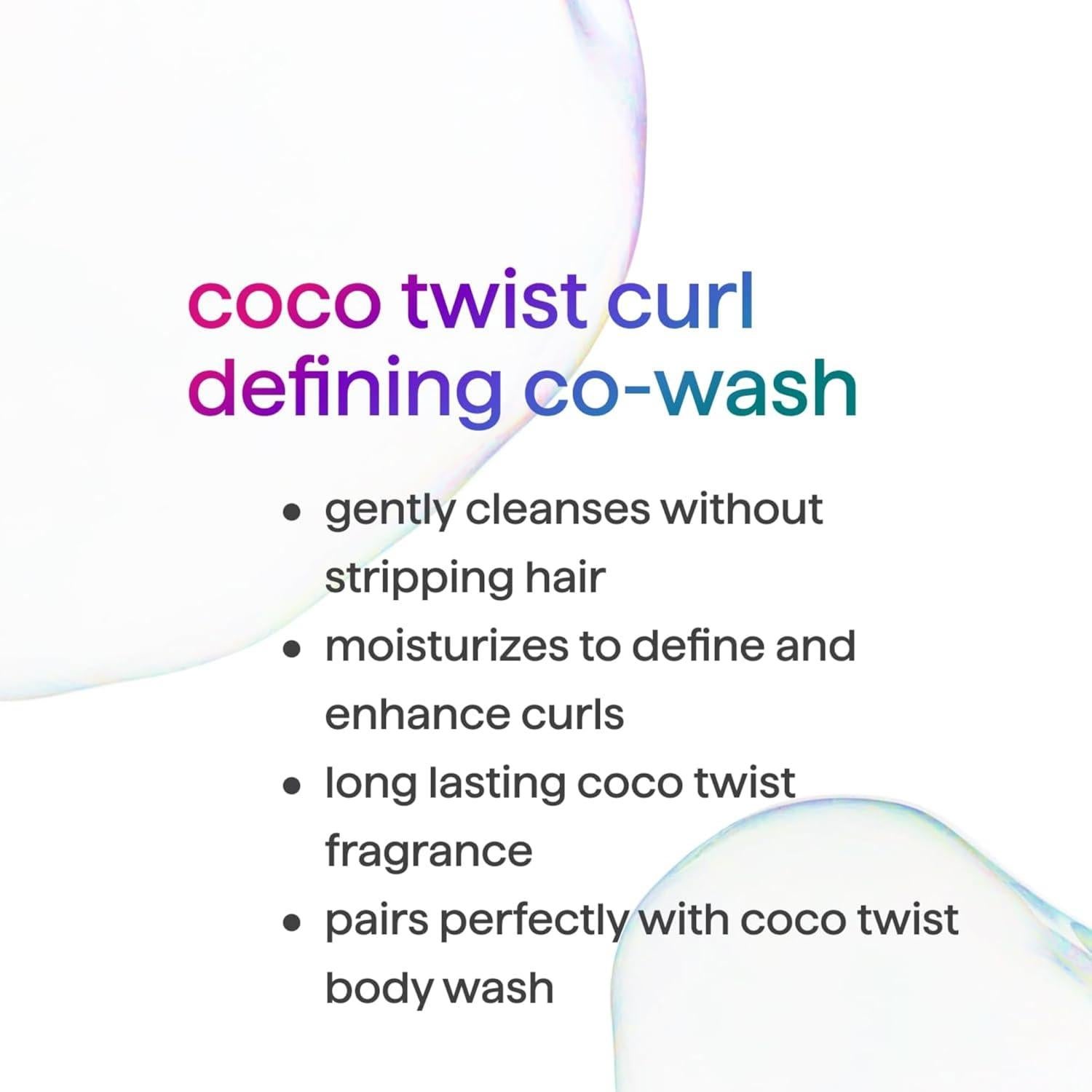 Champú Co-Wash SC Johnson Coco Twist 382.7g Hidratante