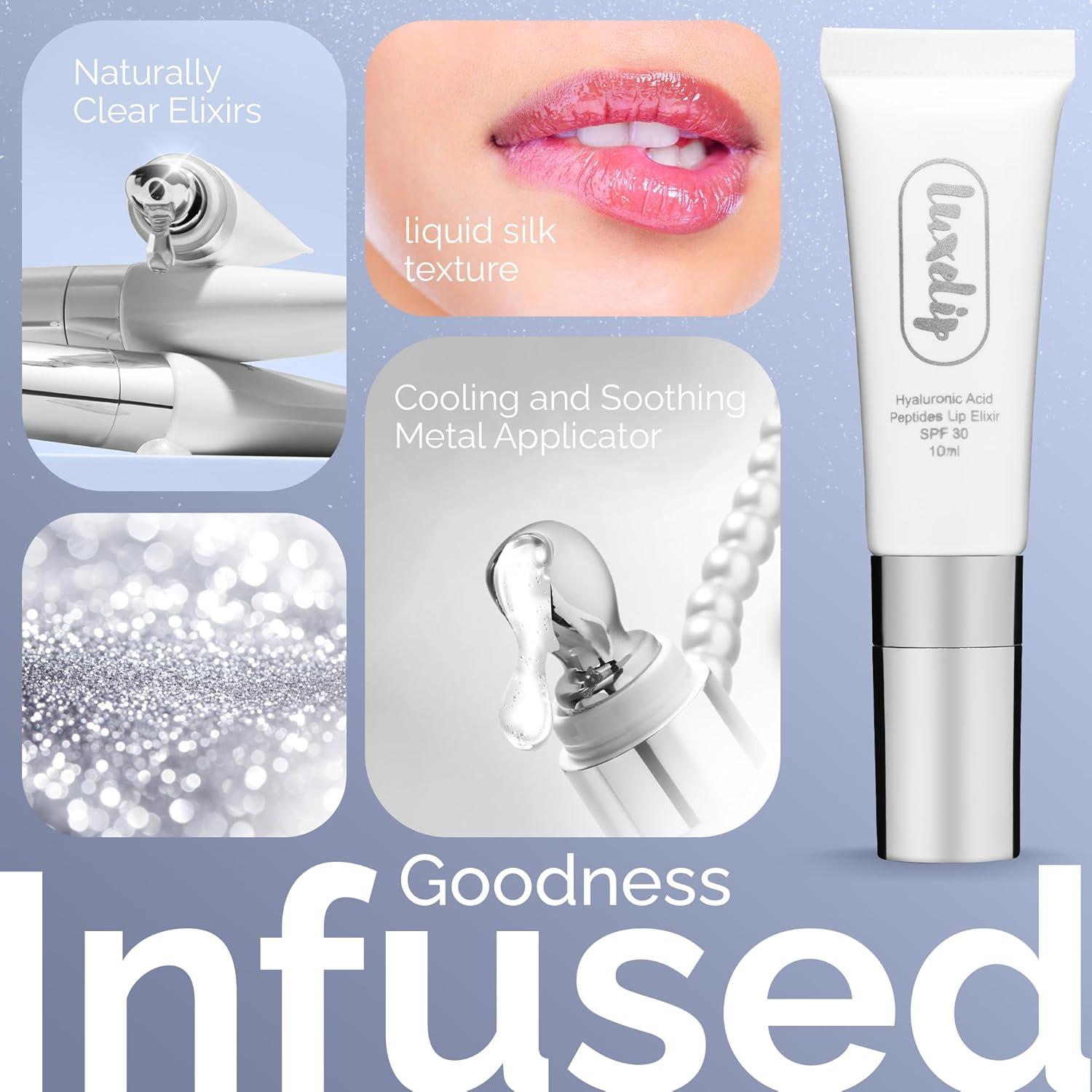 Bálsamo Labial LuxeLip Elixir Hidratante Transparente 10ml