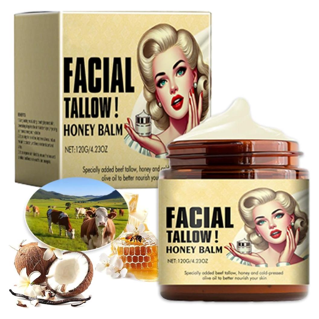 Crema Nutritiva de Miel y Sebo de Res 120g - Cuidado Facial