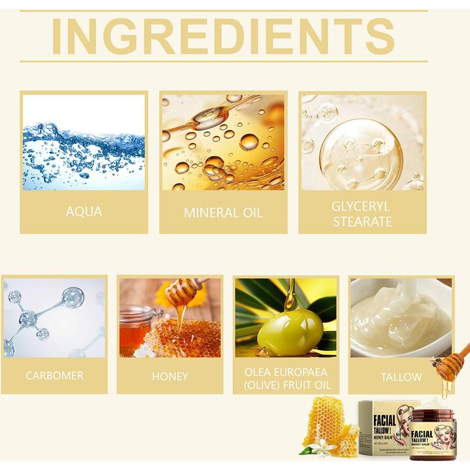 Crema Nutritiva de Miel y Sebo de Res 120g - Cuidado Facial