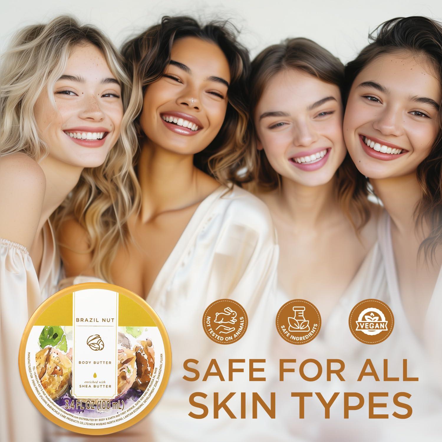 Manteca Corporal Princess Belle Nuez de Brasil 100ml Hidratante