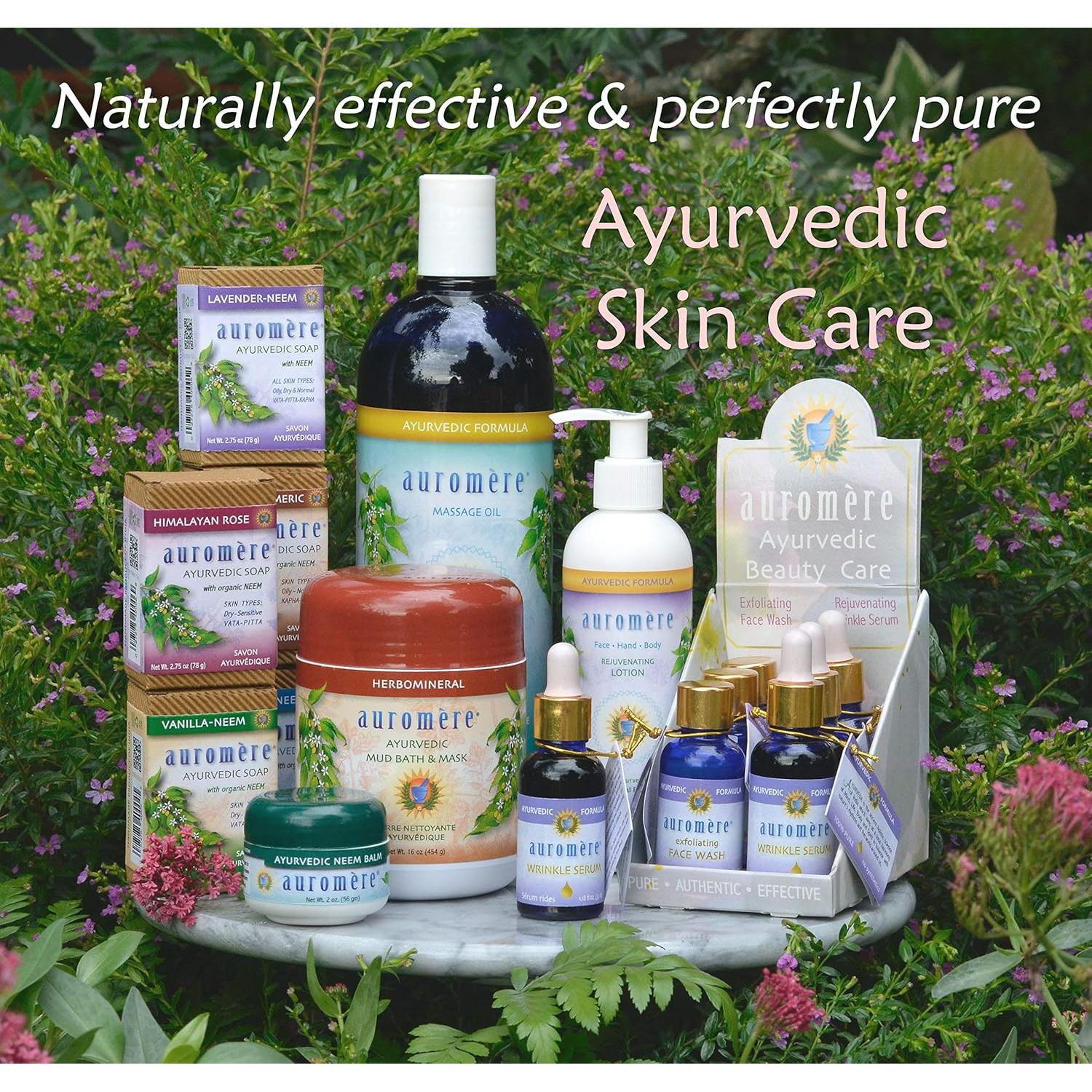 Jabón Ayurvédico Auromere de Lavanda y Neem - Ecológico 77g