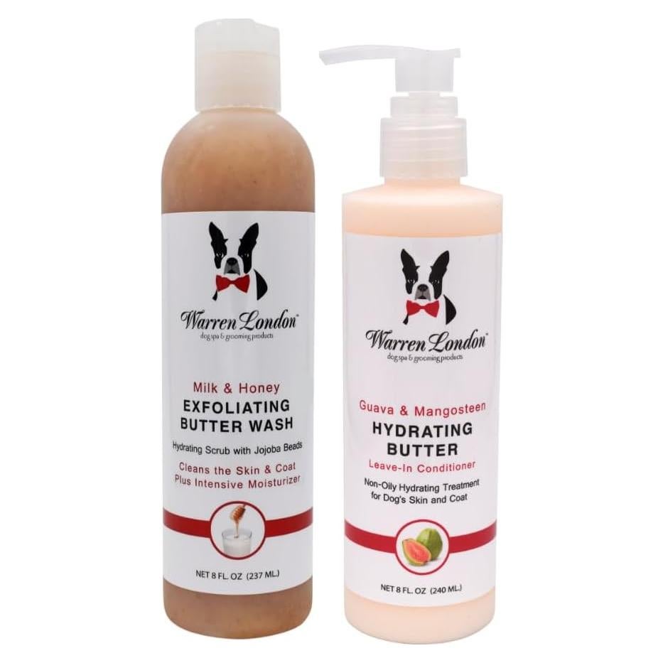 Combo Champú y Acondicionador Warren London 8oz - Mantequilla para Perros