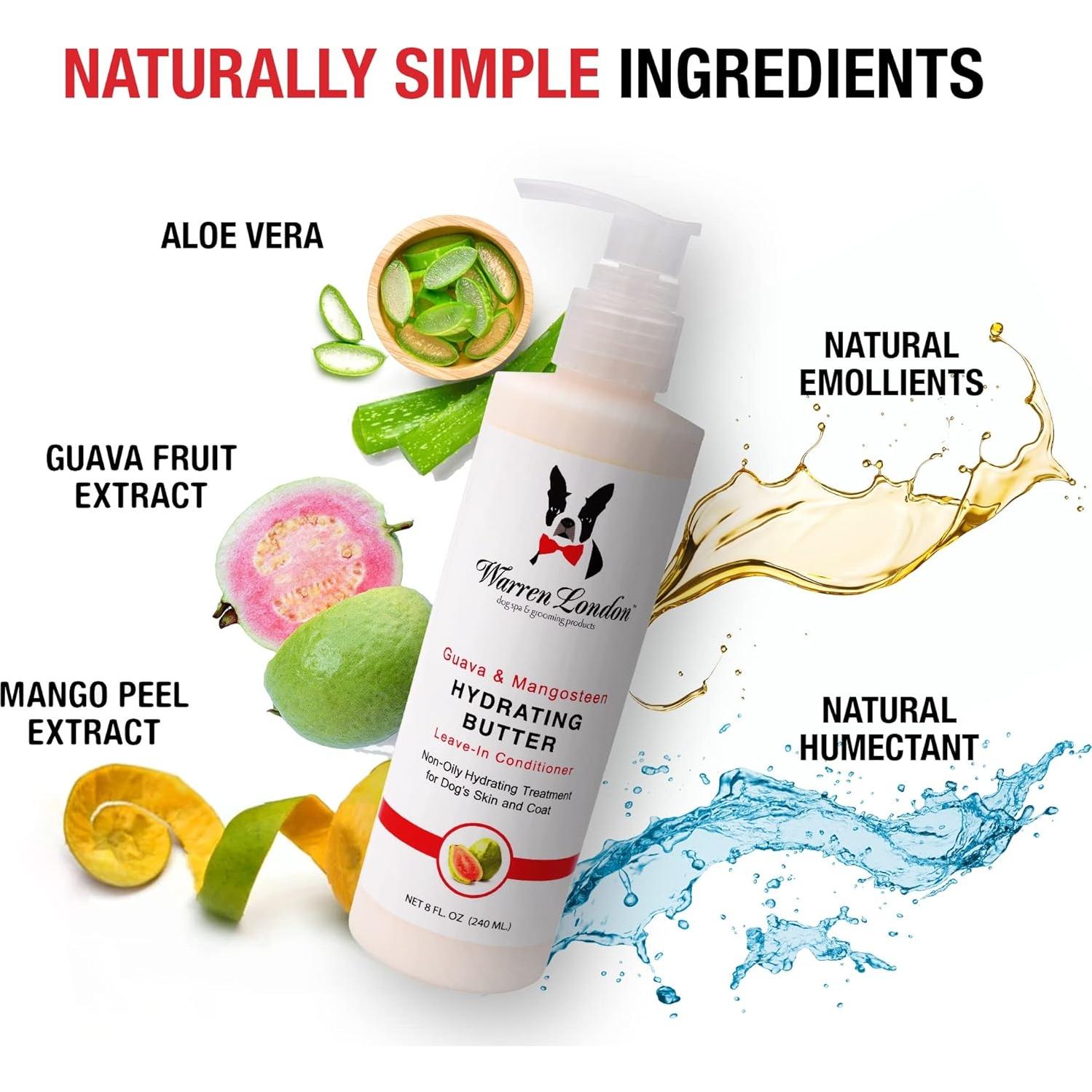 Combo Champú y Acondicionador Warren London 8oz - Mantequilla para Perros