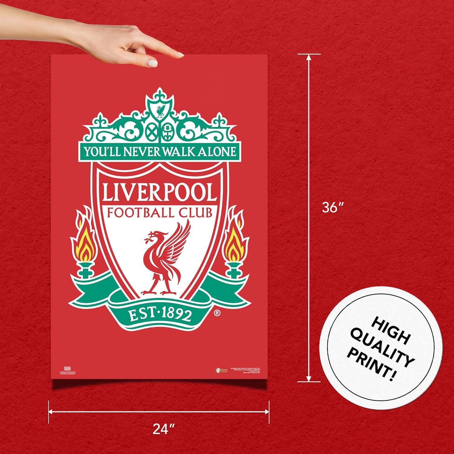 Póster Liverpool FC Cactus del Desierto 91x61 cm Decoración