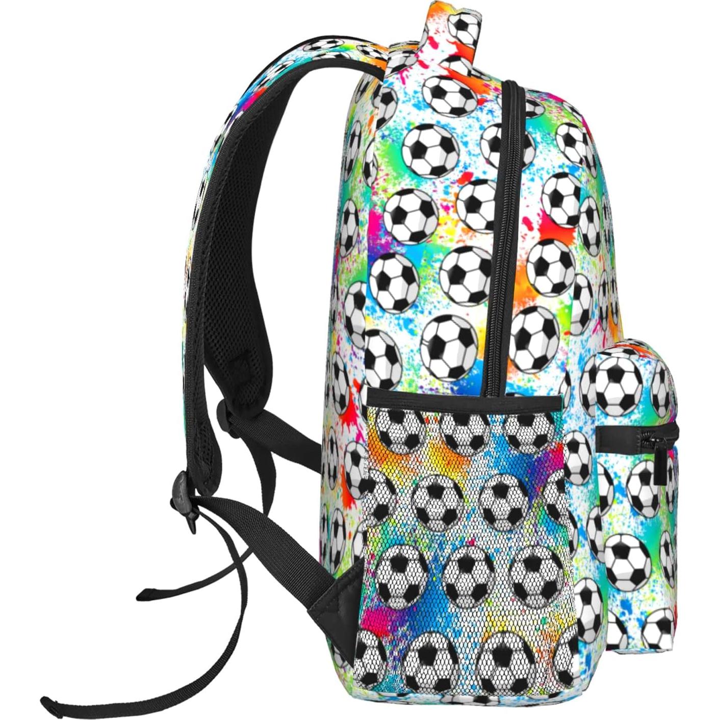 Mochila de Fútbol 3D YAIOUD Unisex 40x29x20 cm Ligera