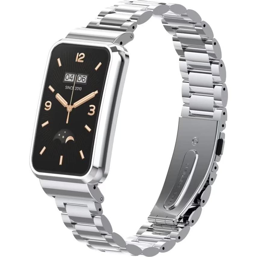 Correa de Acero Inoxidable T-BLUER para Mi Band 7 Pro