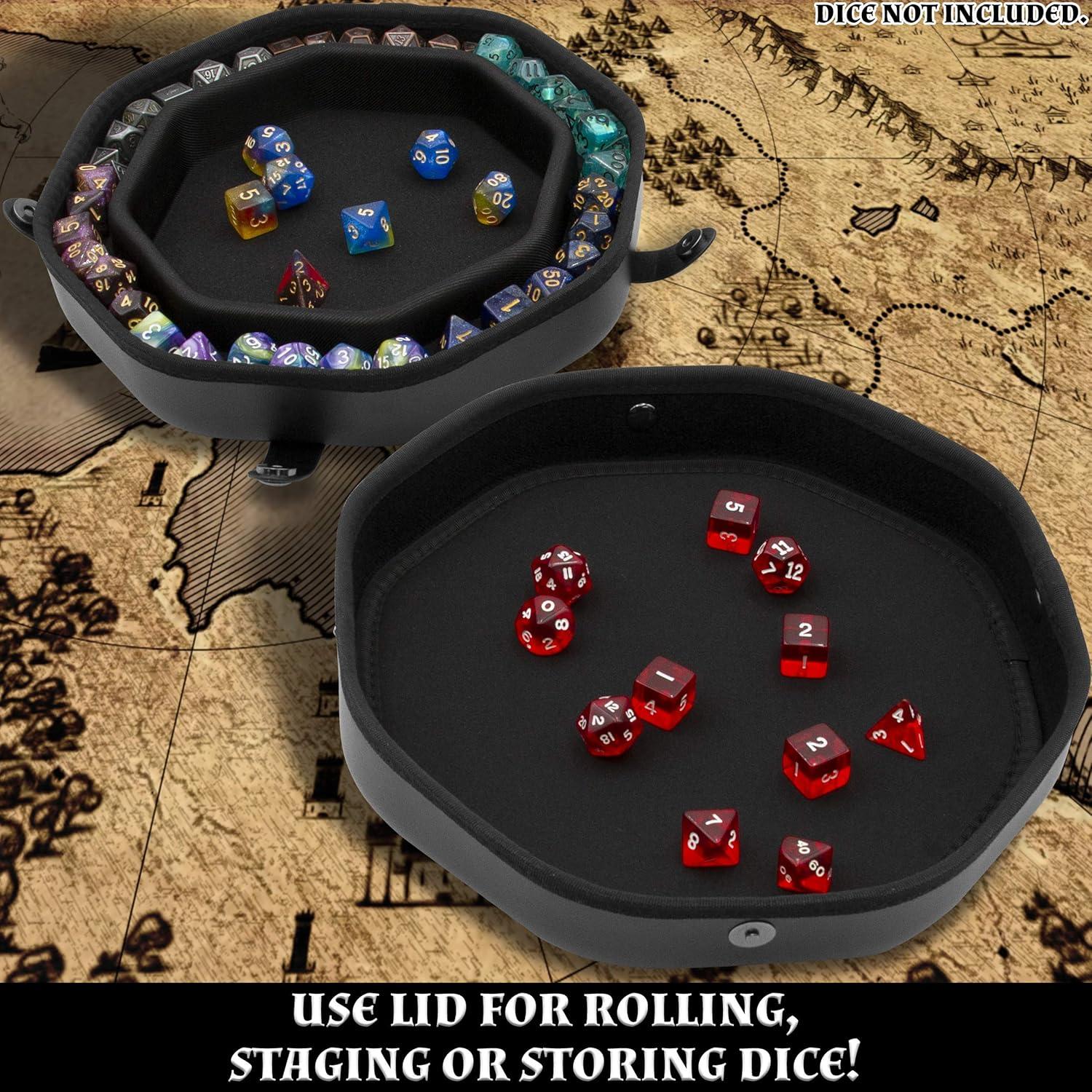 Bandeja de Dados y Estuche CASEMATIX para 115 Dados RPG