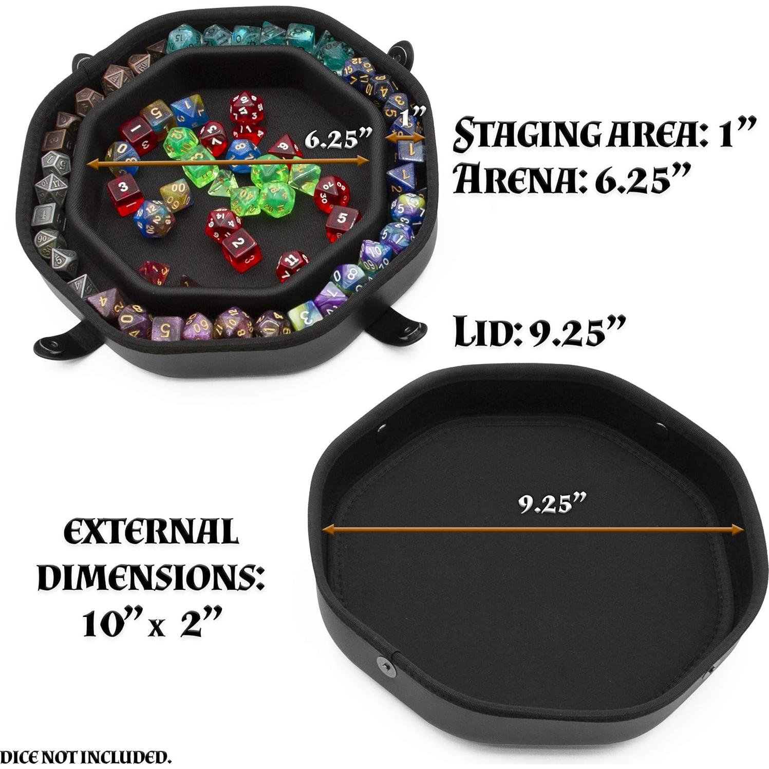 Bandeja de Dados y Estuche CASEMATIX para 115 Dados RPG