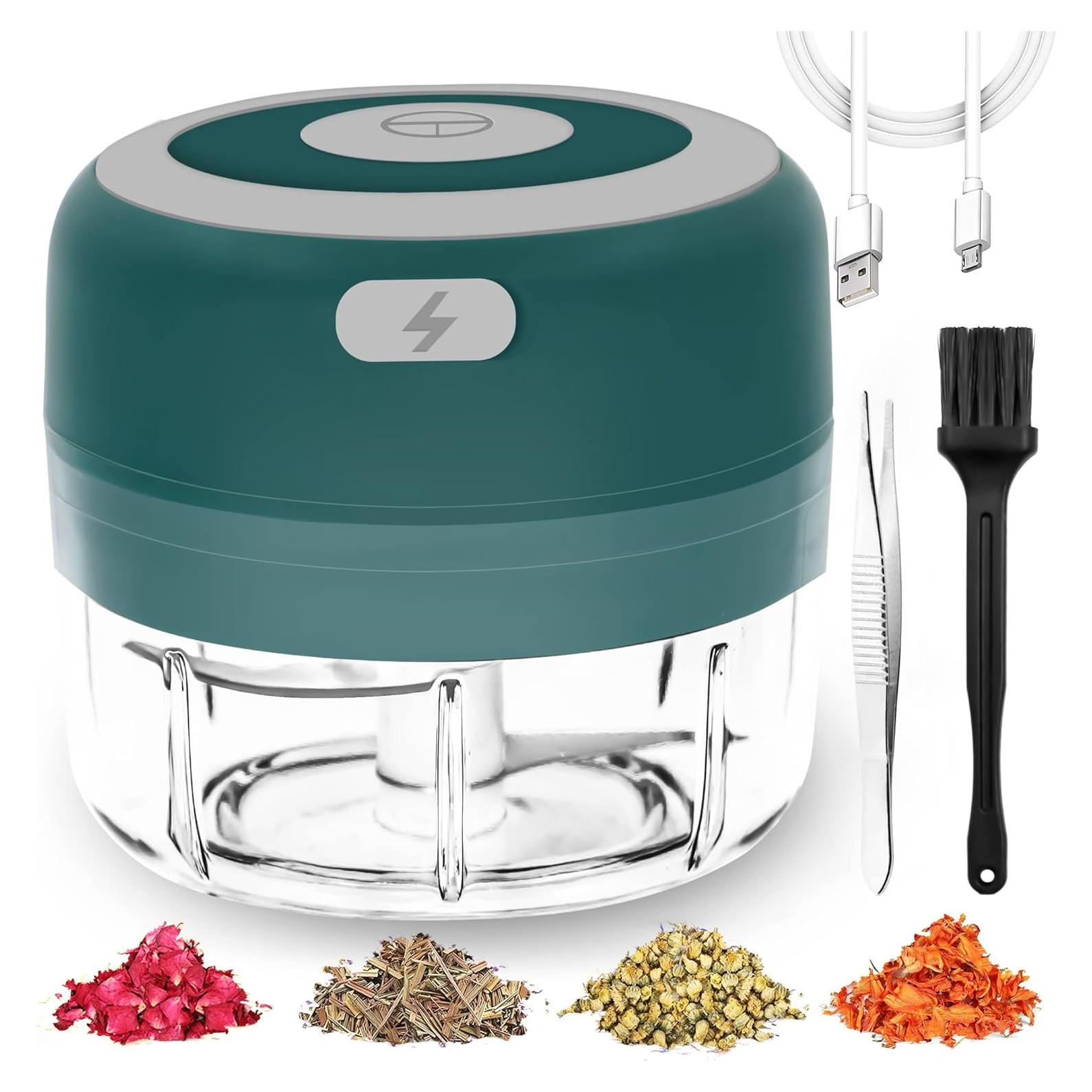 Molino de Hierbas Eléctrico Beerfingo 100ml Verde Morandi