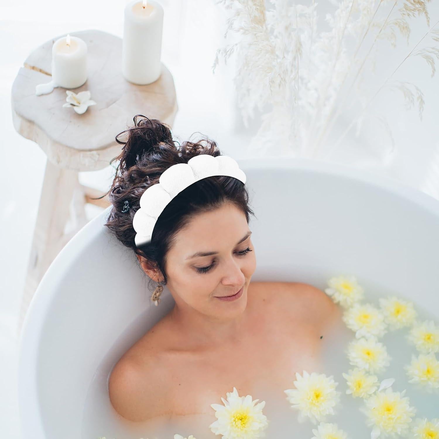 Juego de Toallas de Spa WHAVEL 6PCS - Diadema y Muñequera