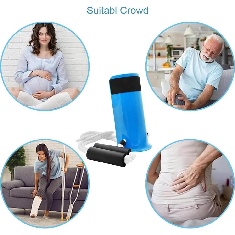 Dispositivo para poner calcetines DILSIAI antideslizante azul