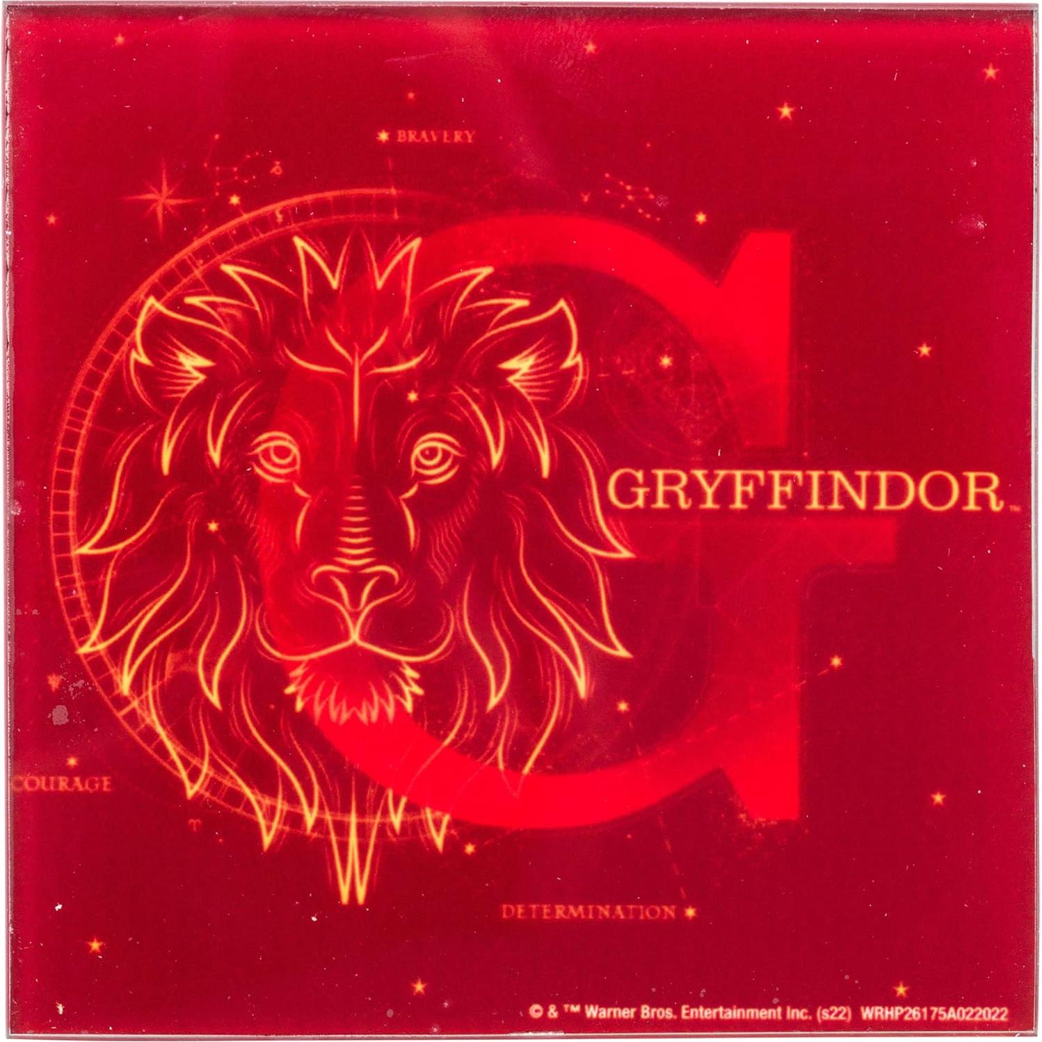 Conjunto de Posavasos de Vidrio Harry Potter 4 Piezas