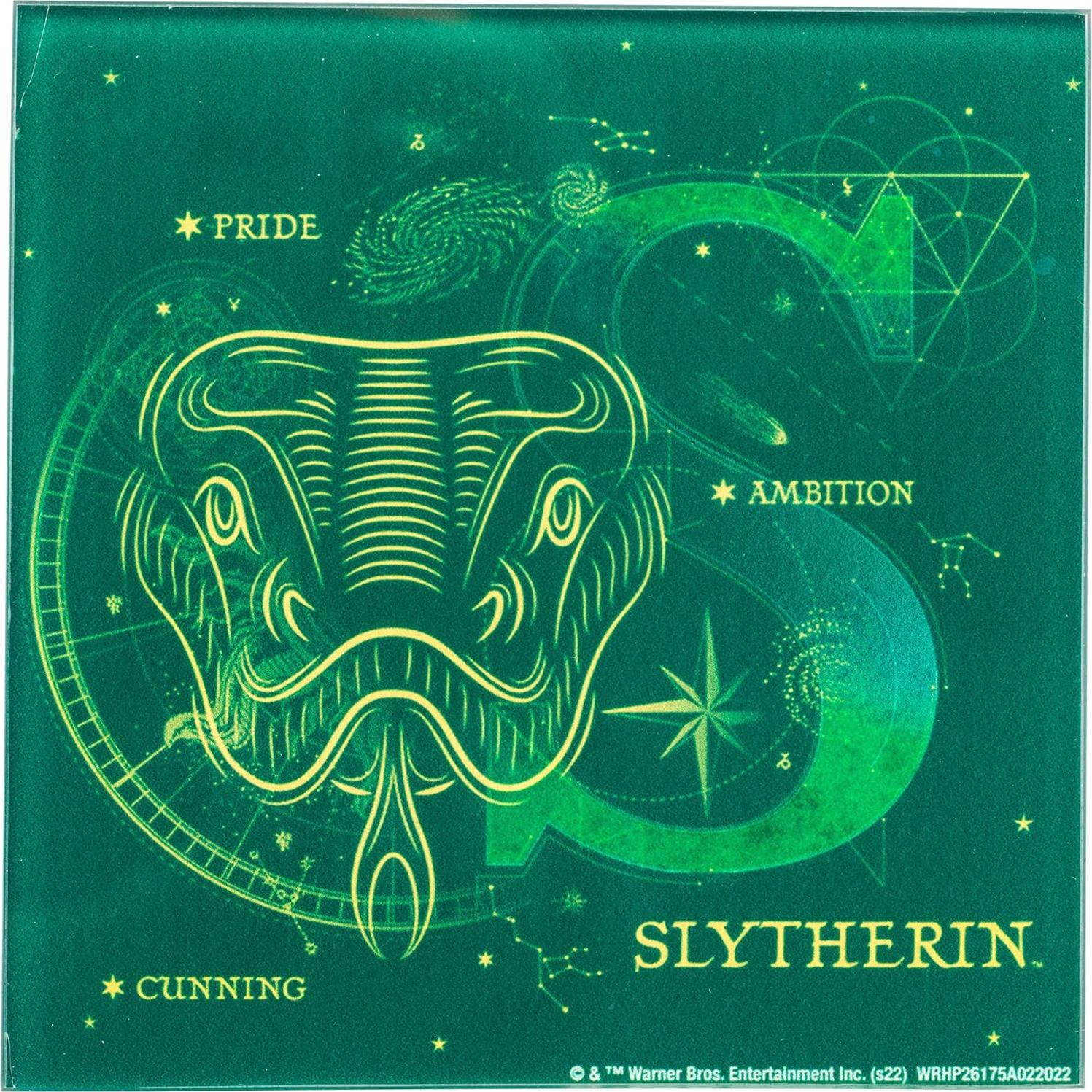 Conjunto de Posavasos de Vidrio Harry Potter 4 Piezas