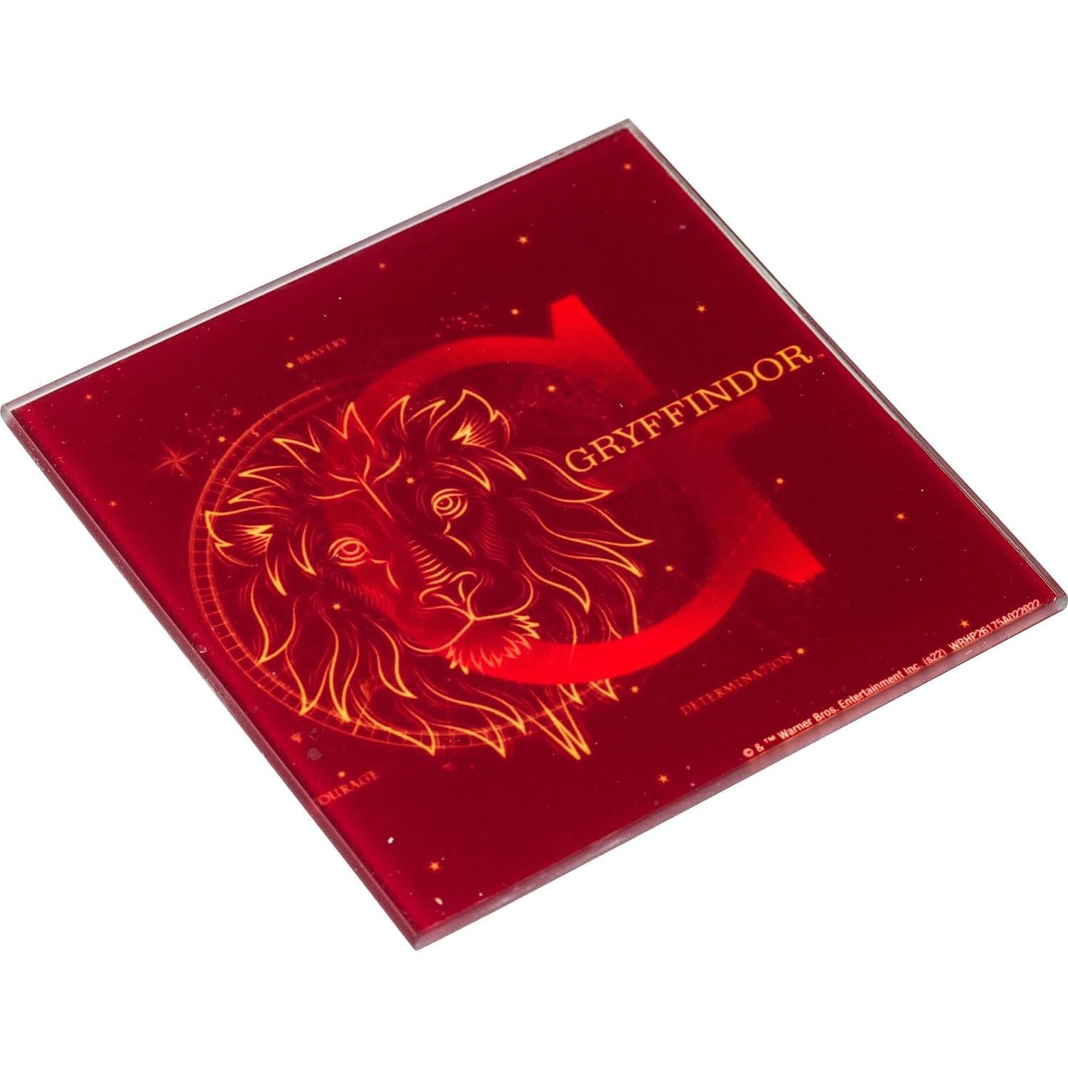 Conjunto de Posavasos de Vidrio Harry Potter 4 Piezas