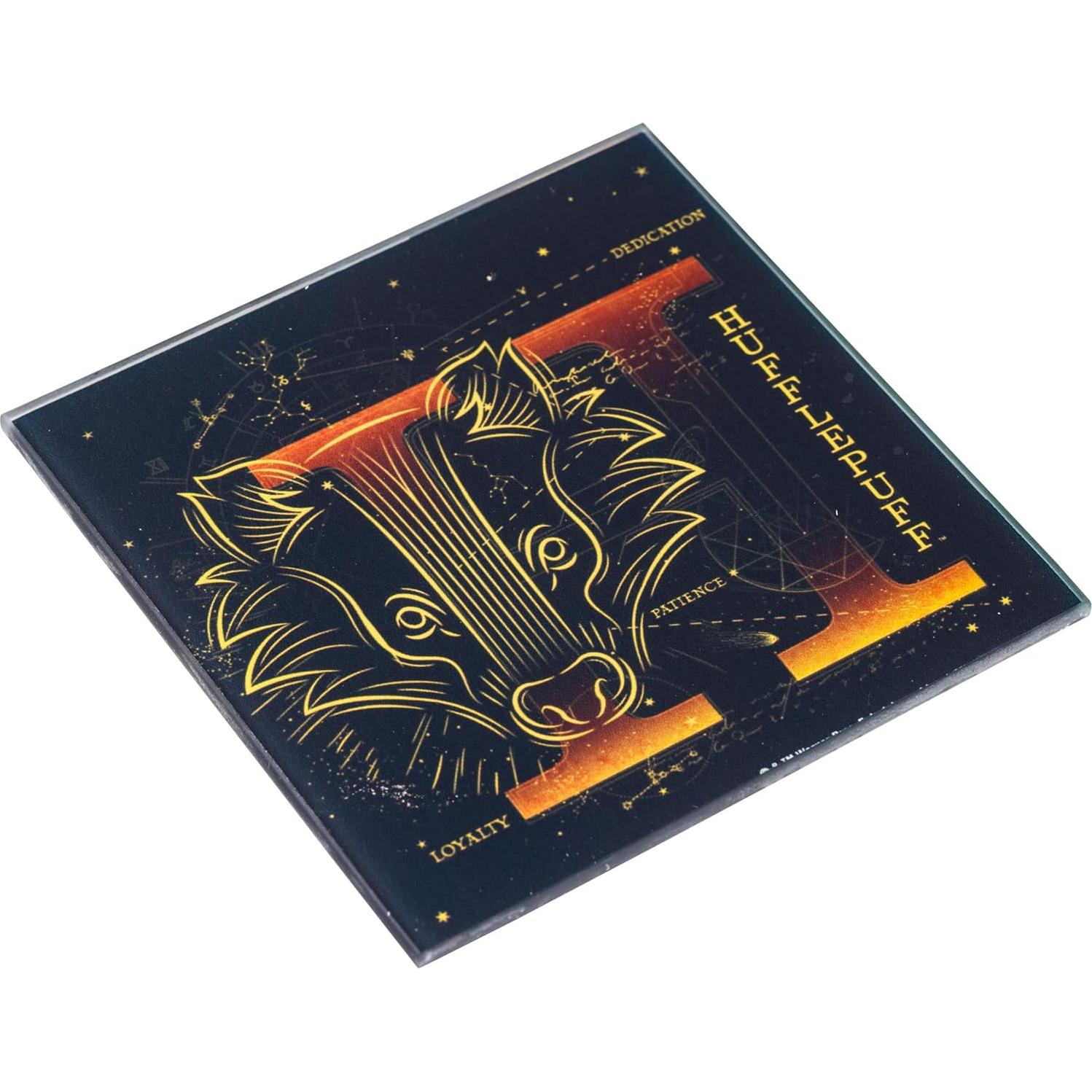 Conjunto de Posavasos de Vidrio Harry Potter 4 Piezas