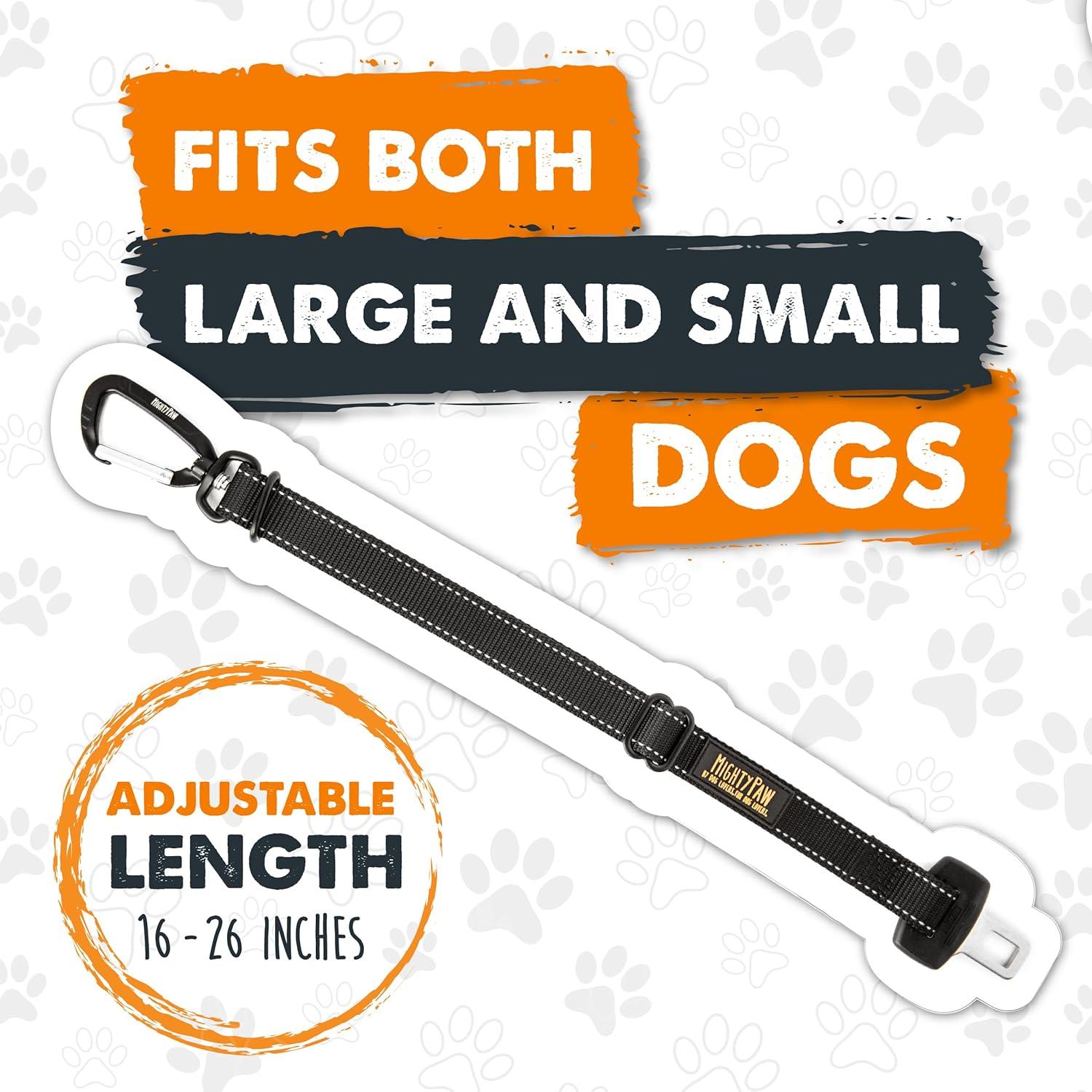 Cinturón de Seguridad para Perros Mighty Paw Ajustable 40-66 cm