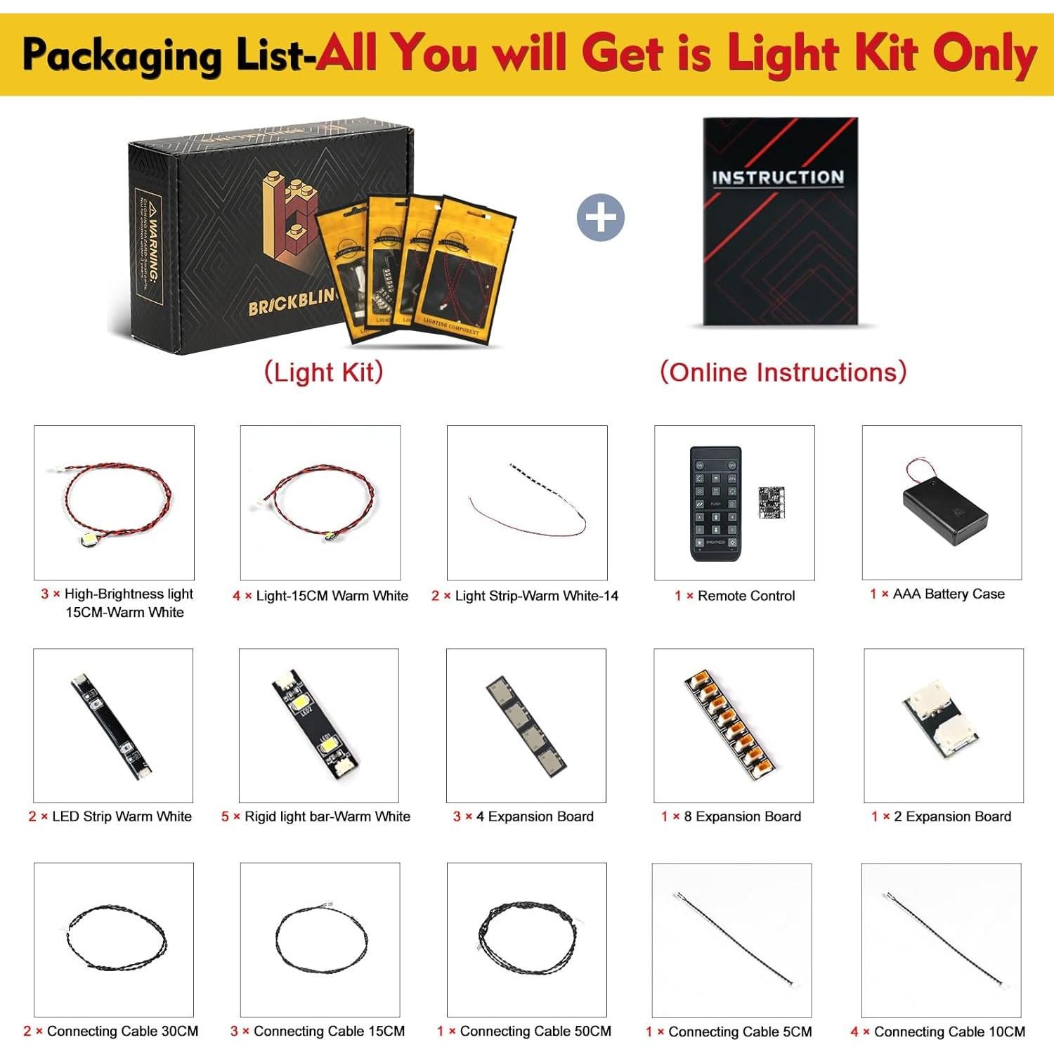 BrickBling Luz LED Compatible con Lego 10351 Sherlock Holmes