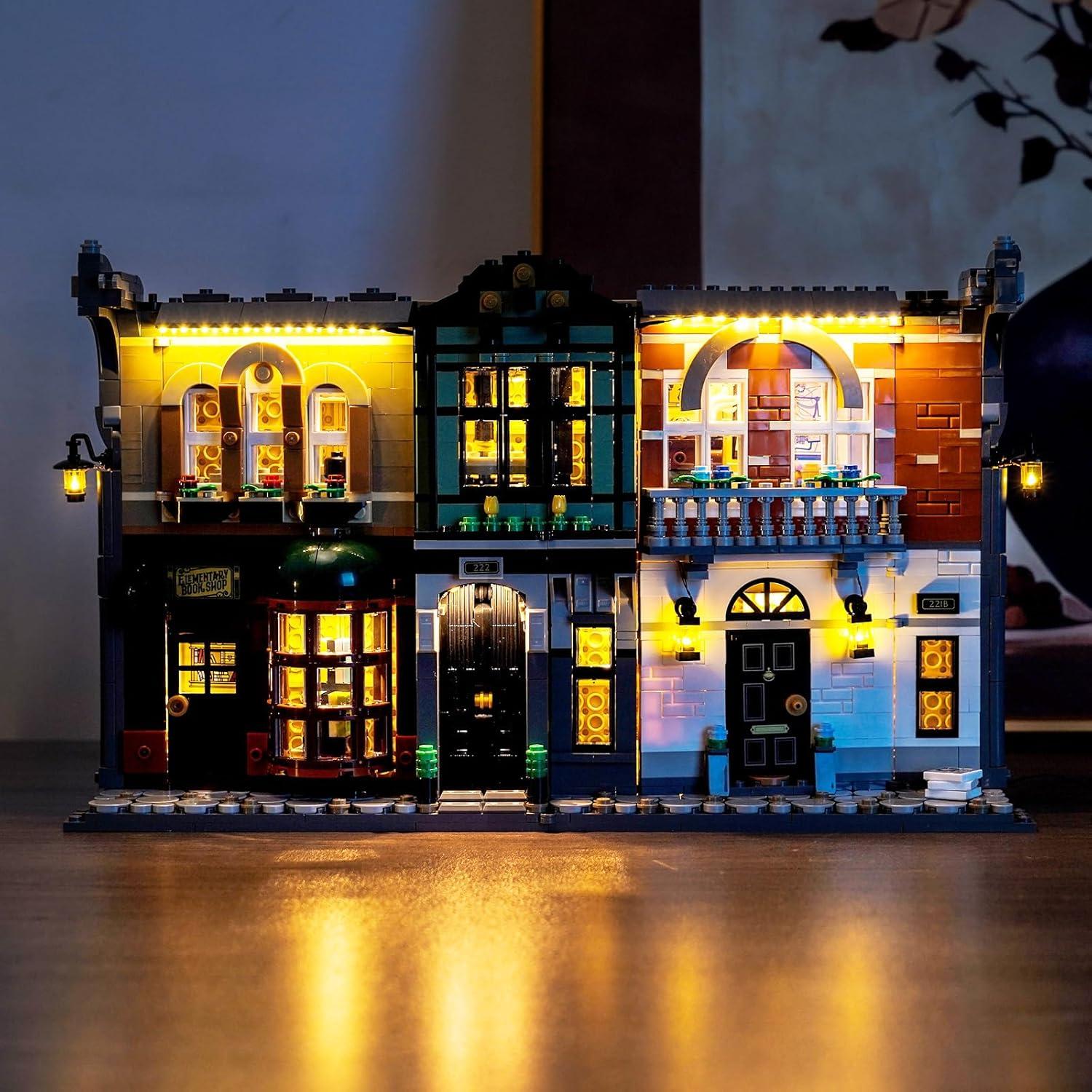 BrickBling Luz LED Compatible con Lego 10351 Sherlock Holmes