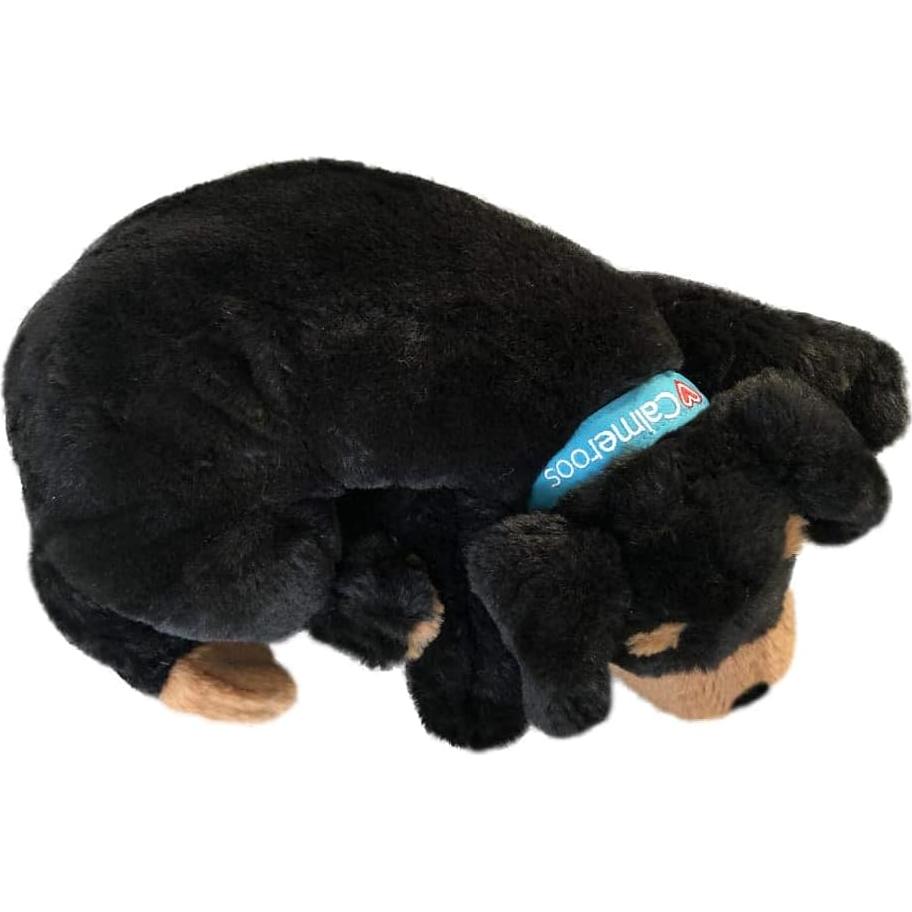 Juguete Calmeroos para Cachorros - Alivio de Ansiedad Negro y Marrón