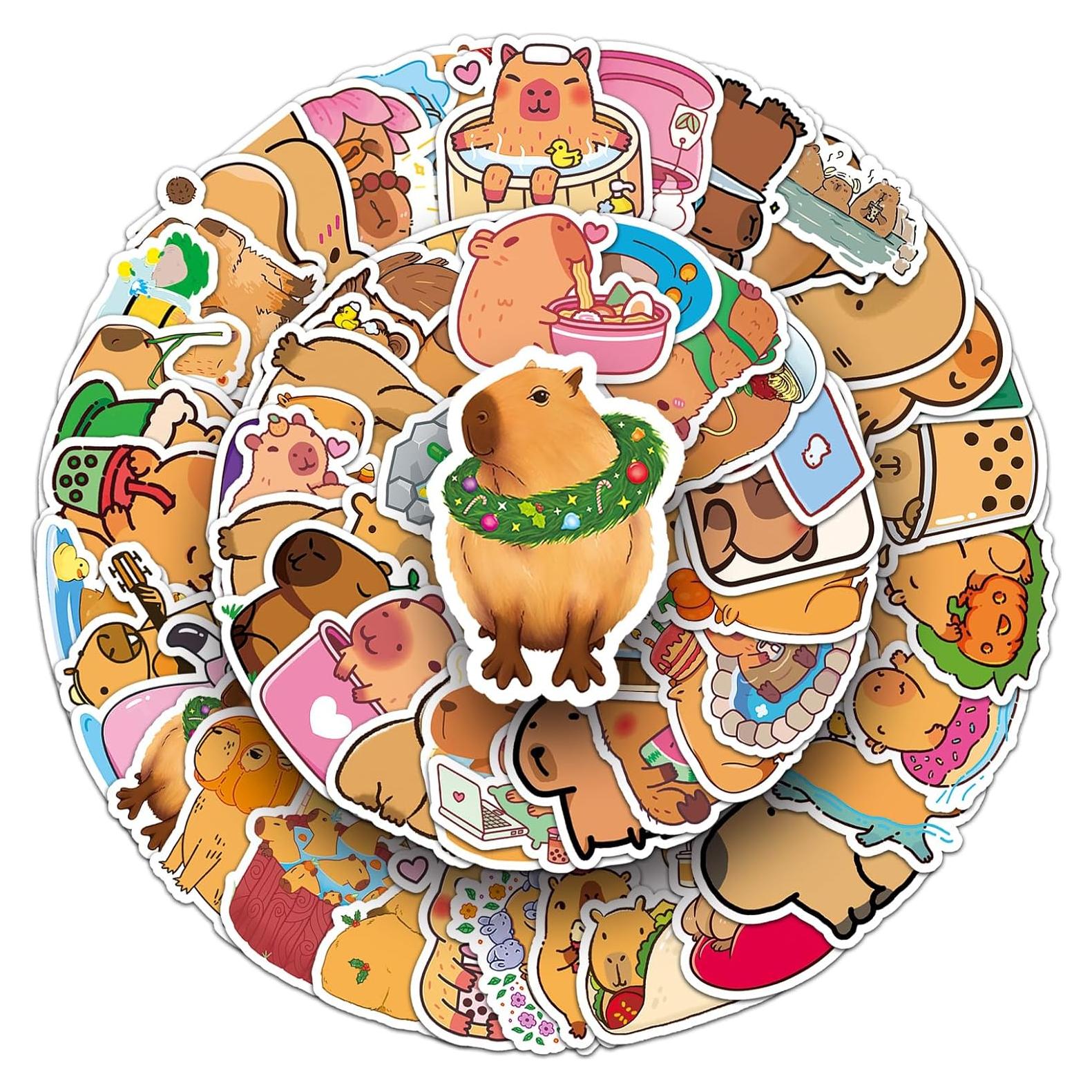 100 Pegatinas de Cobaya QIUYUEMIN Impermeables y Divertidas