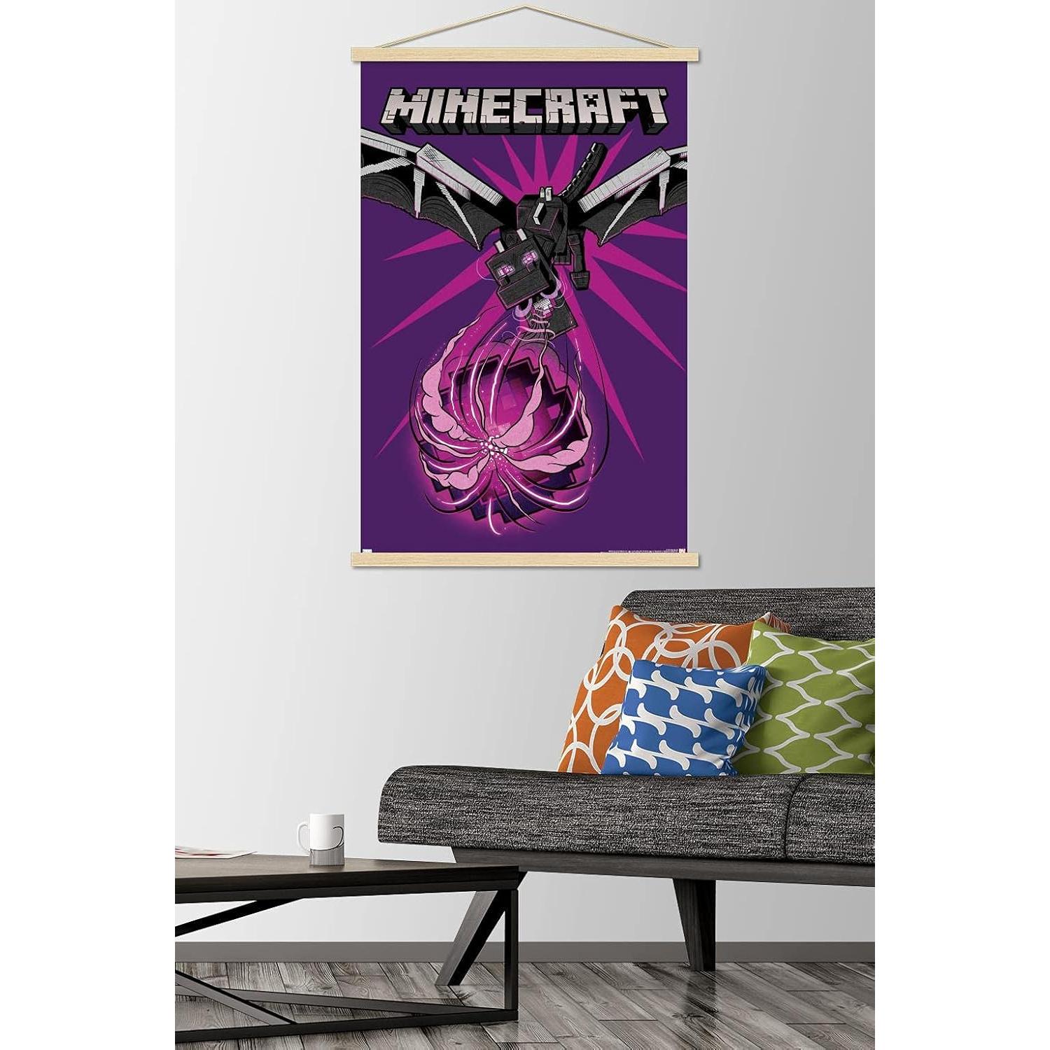 Póster de Dragón con Marco Magnético Trends International 86.4x56.7cm