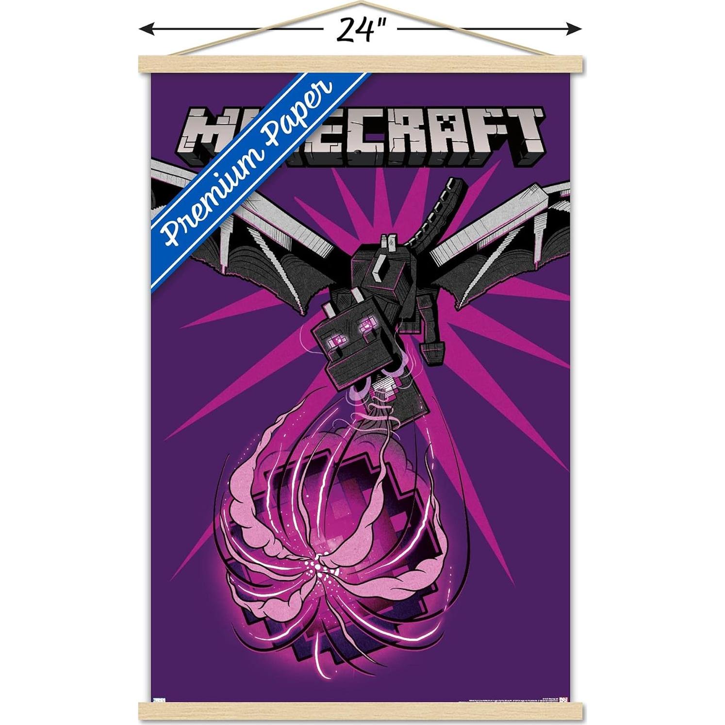 Póster de Dragón con Marco Magnético Trends International 86.4x56.7cm