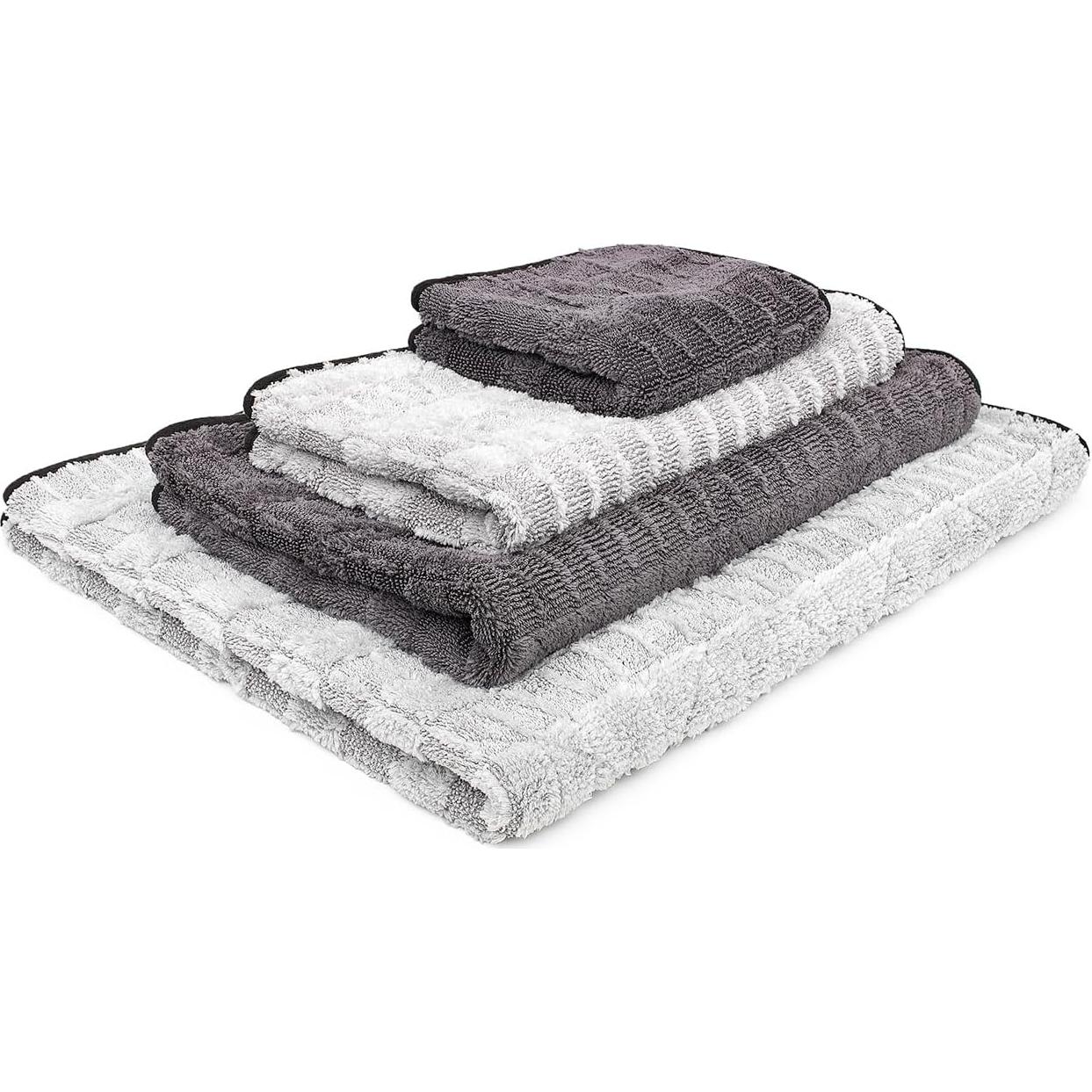 Toalla de Secado Microfibra The Rag Company 76x91 cm Gris